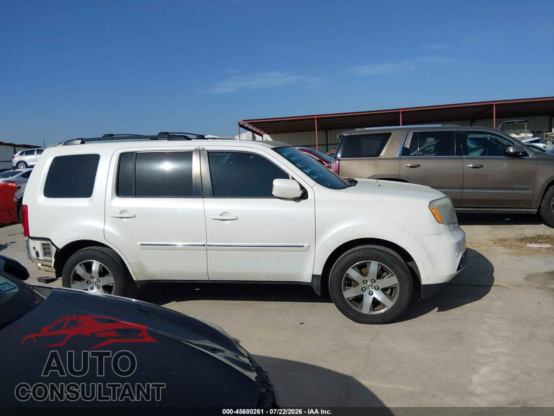 HONDA PILOT 2014 - 5FNYF3H95EB007735