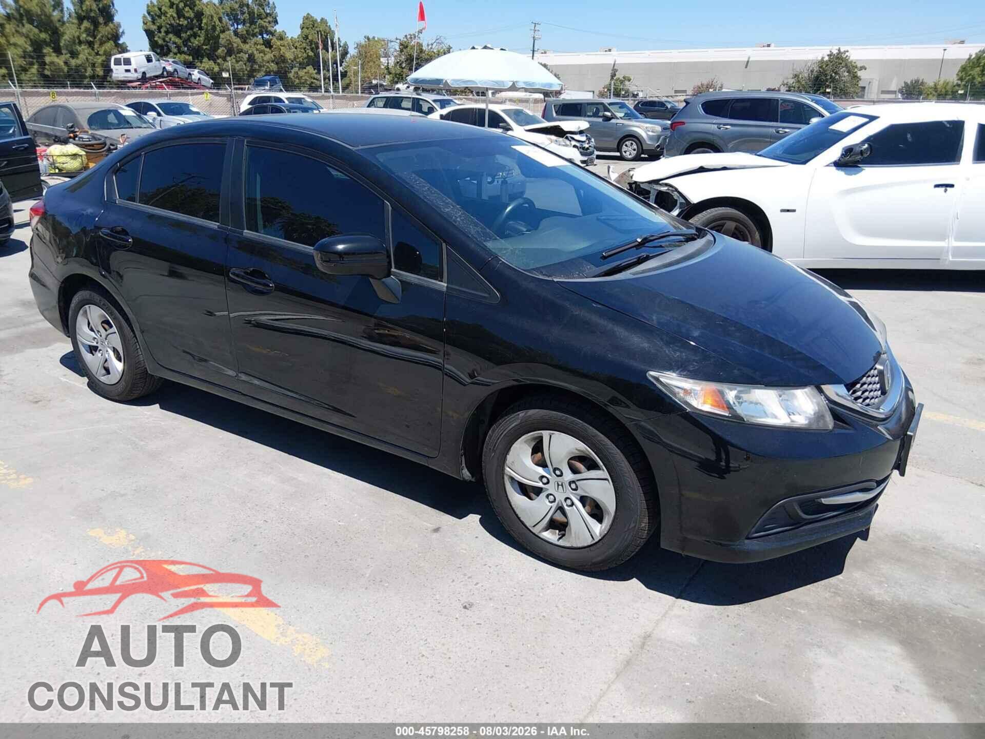 HONDA CIVIC 2014 - 19XFB2F55EE205346