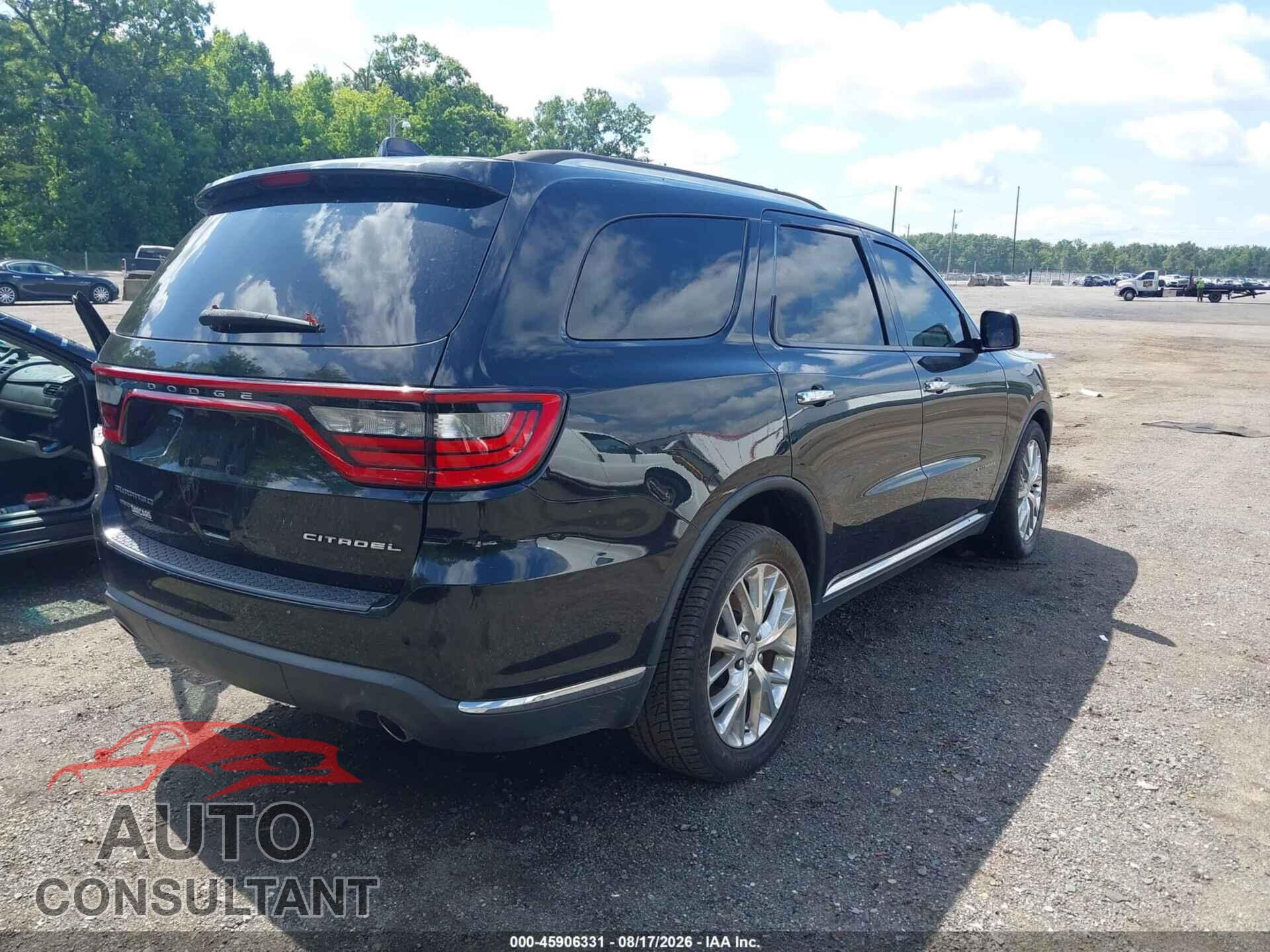 DODGE DURANGO 2015 - 1C4RDJEG9FC843810