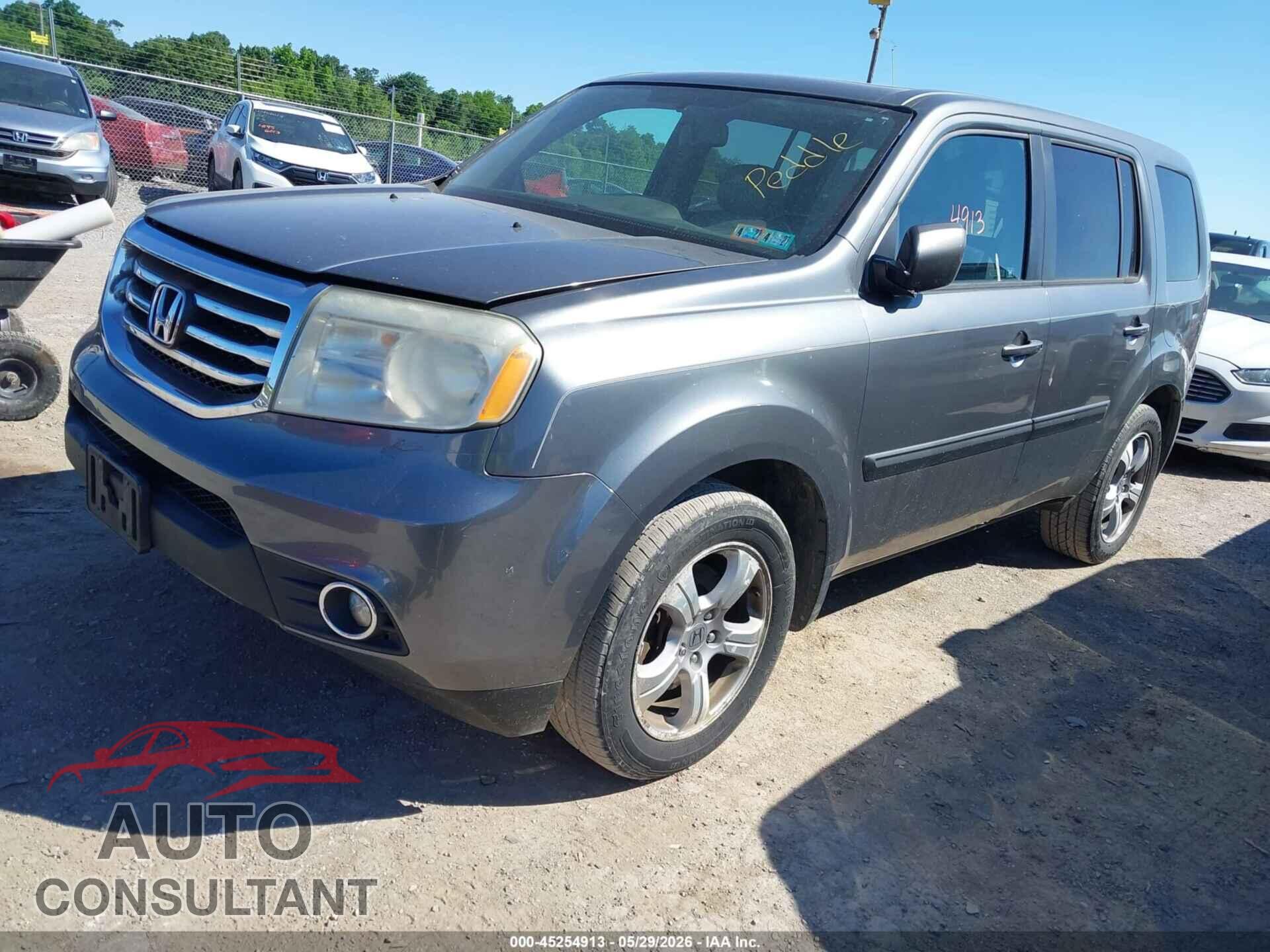 HONDA PILOT 2012 - 5FNYF4H61CB006591