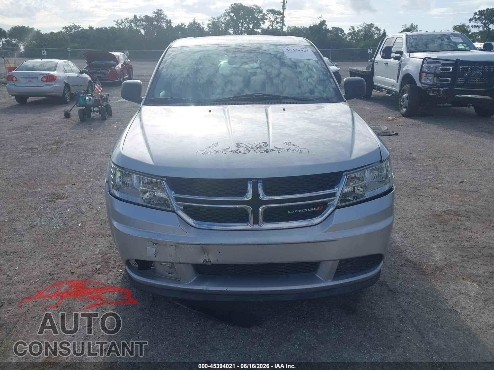 DODGE JOURNEY 2012 - 3C4PDCAB2CT324417