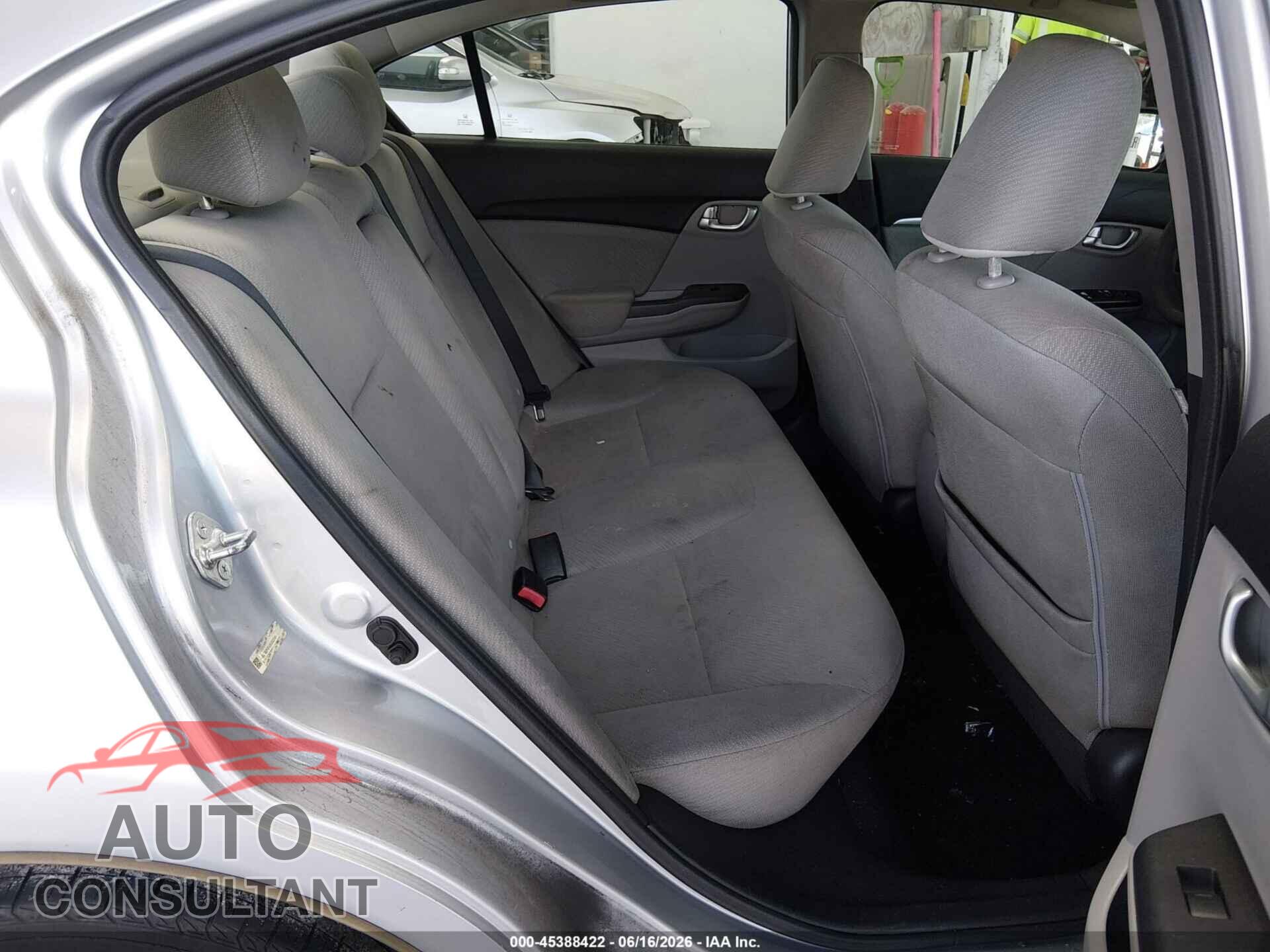 HONDA CIVIC 2013 - 19XFB2F81DE032241