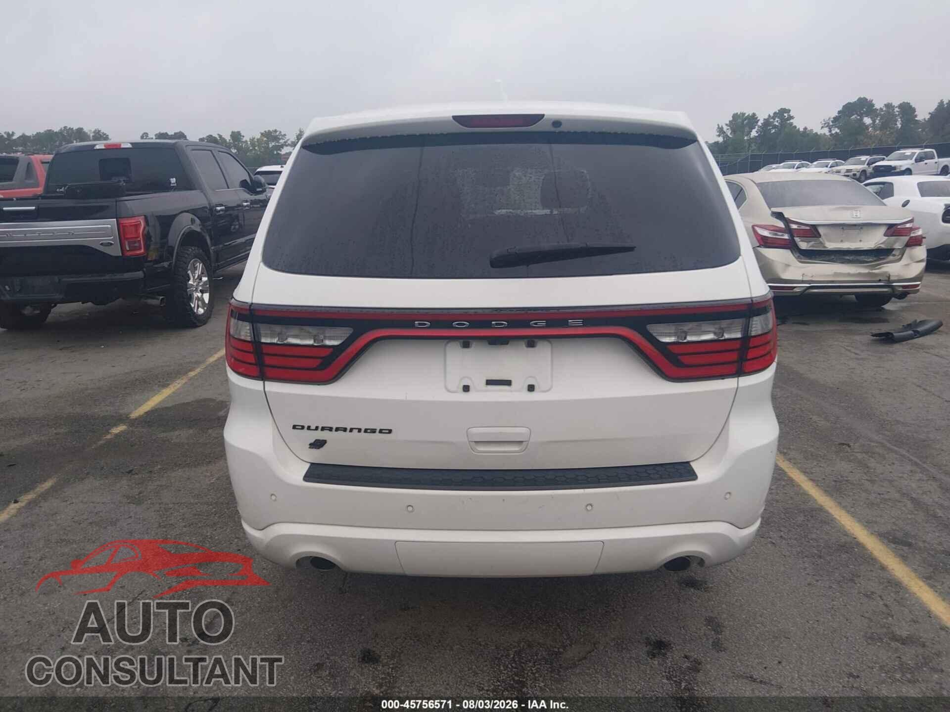 DODGE DURANGO 2019 - 1C4RDJAG3KC833712