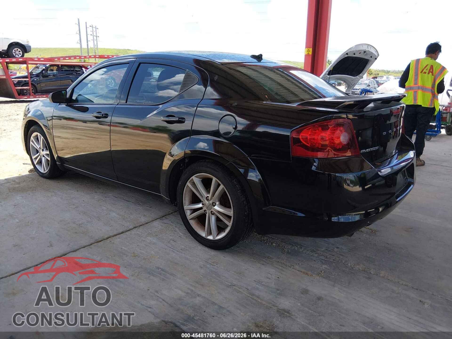 DODGE AVENGER 2013 - 1C3CDZAG5DN521522