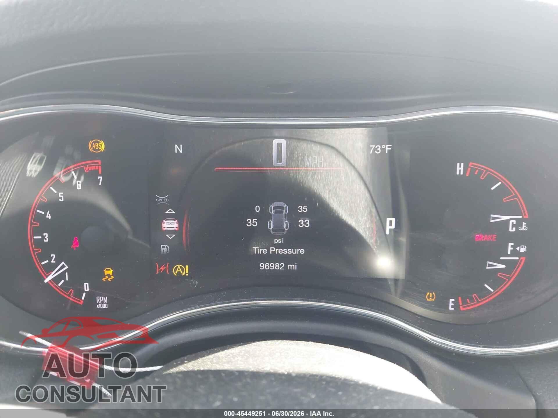 DODGE DURANGO 2017 - 1C4RDHAGXHC690484