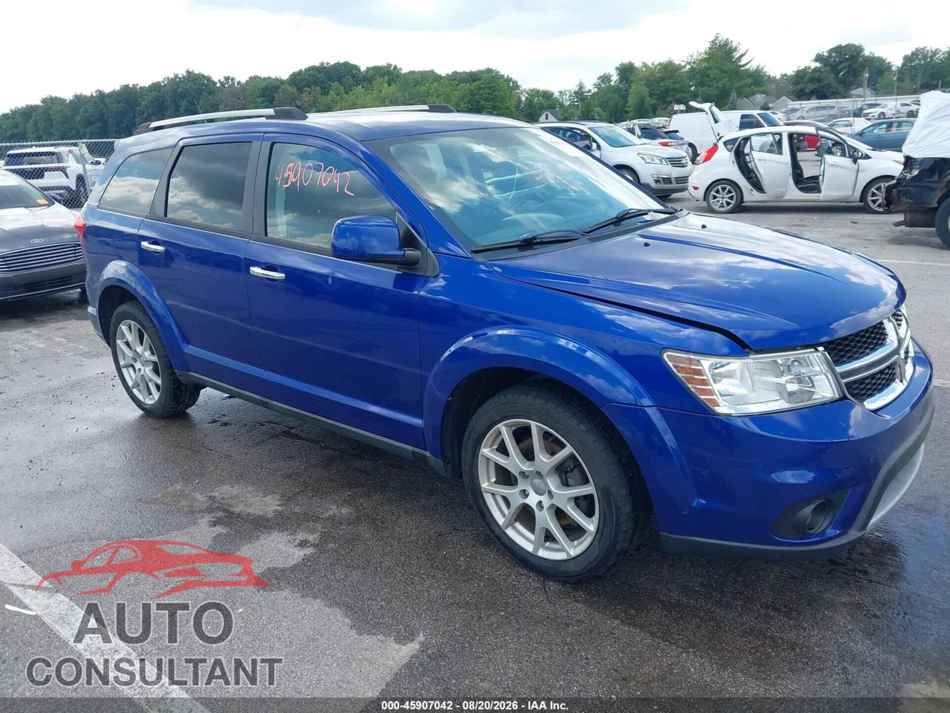 DODGE JOURNEY 2012 - 3C4PDCDG2CT368618