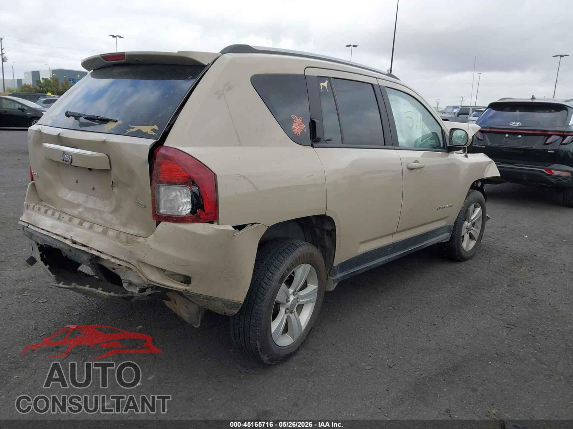 JEEP COMPASS 2017 - 1C4NJDEB5HD208965