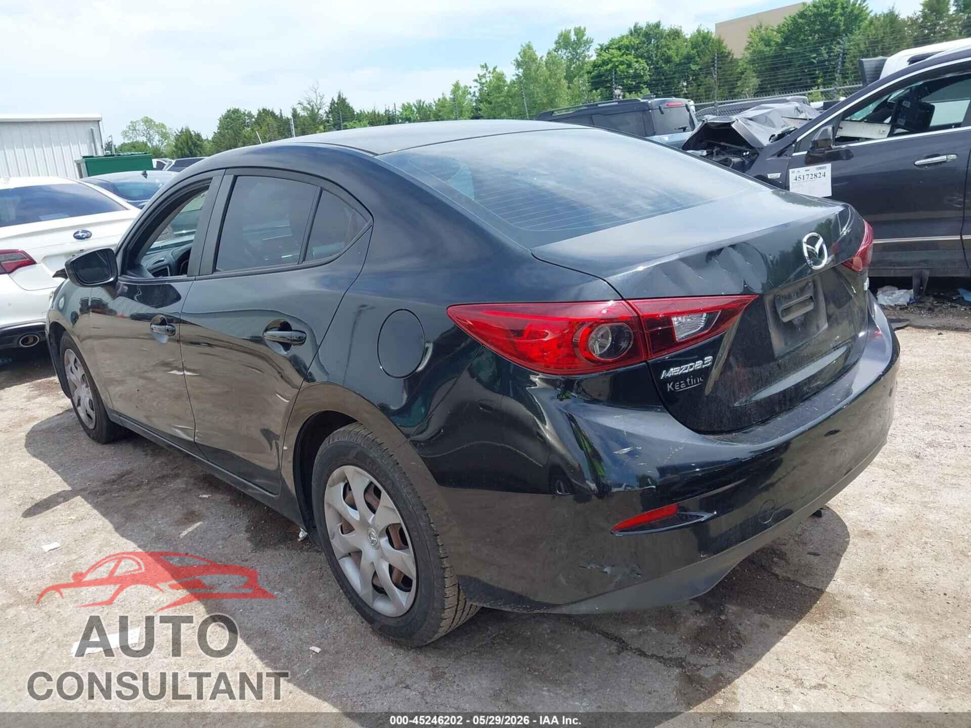 MAZDA MAZDA3 2014 - JM1BM1U72E1183459