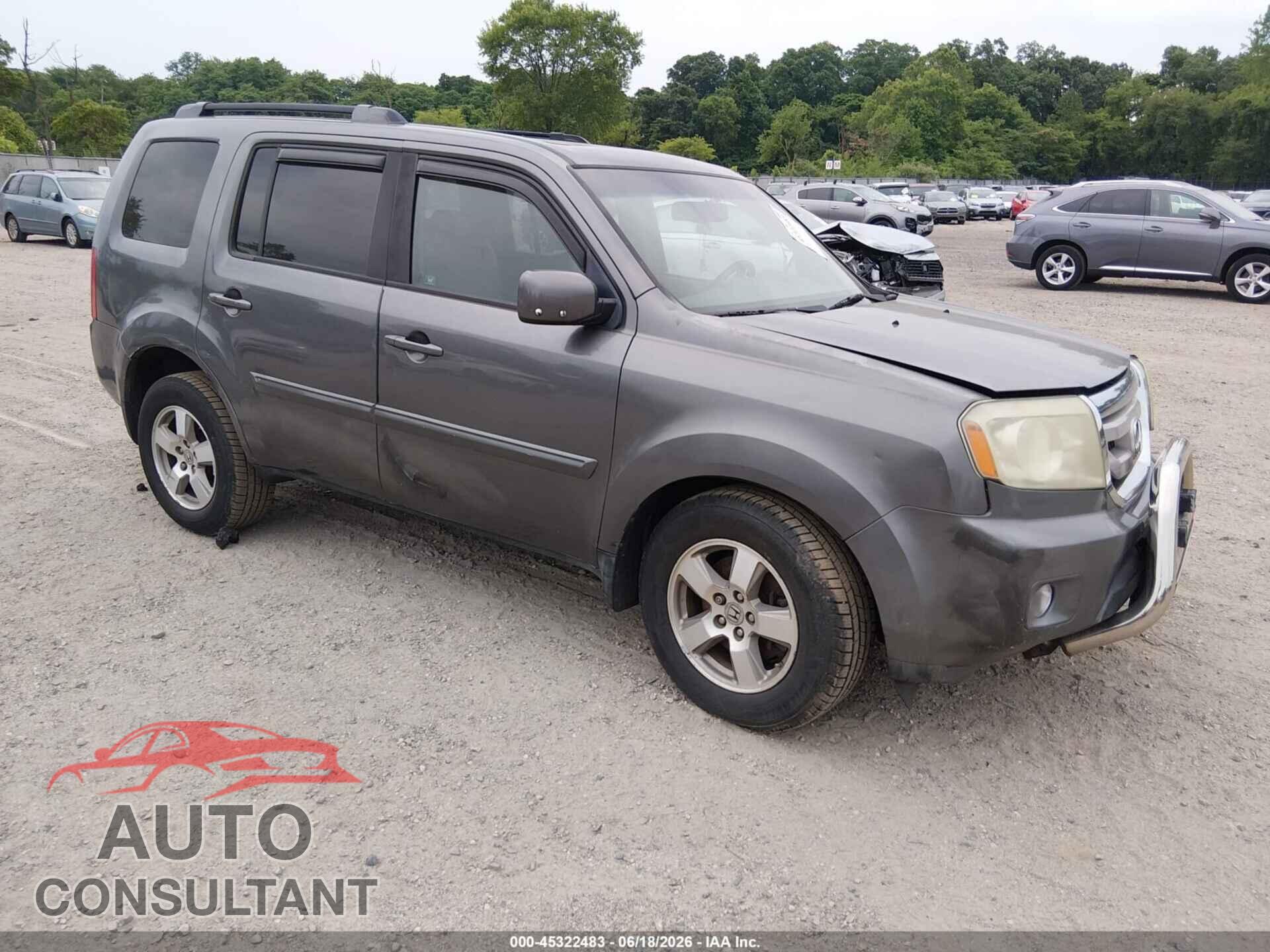 HONDA PILOT 2011 - 5FNYF4H61BB046247