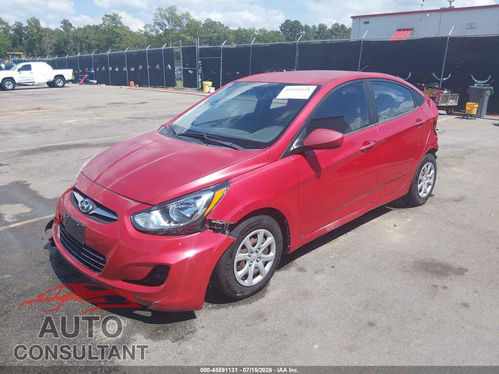 HYUNDAI ACCENT 2012 - KMHCT4AE2CU164056