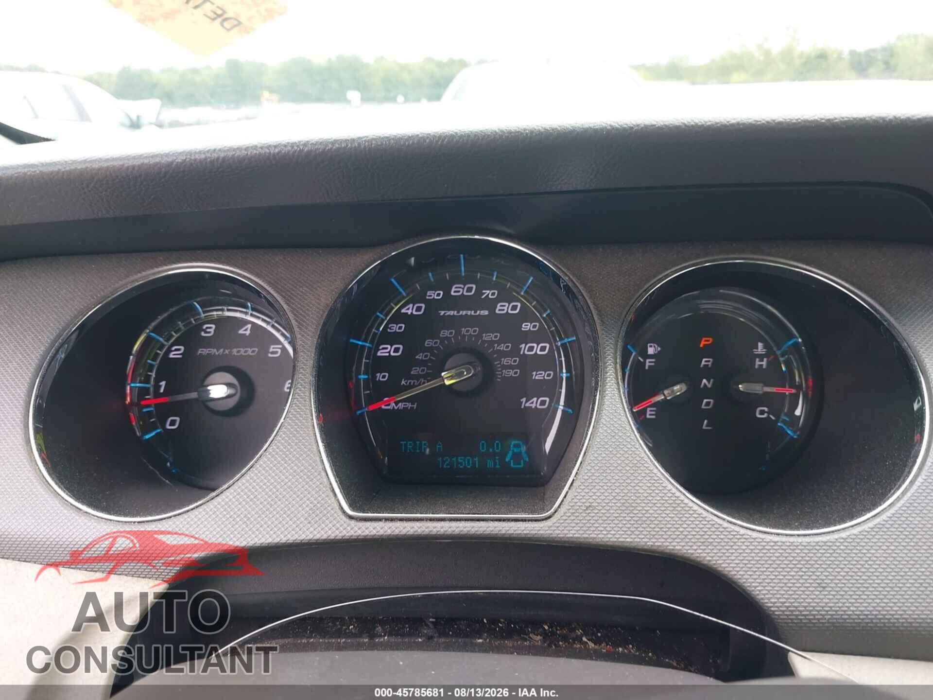 FORD TAURUS 2011 - 1FAHP2DW8BG124011