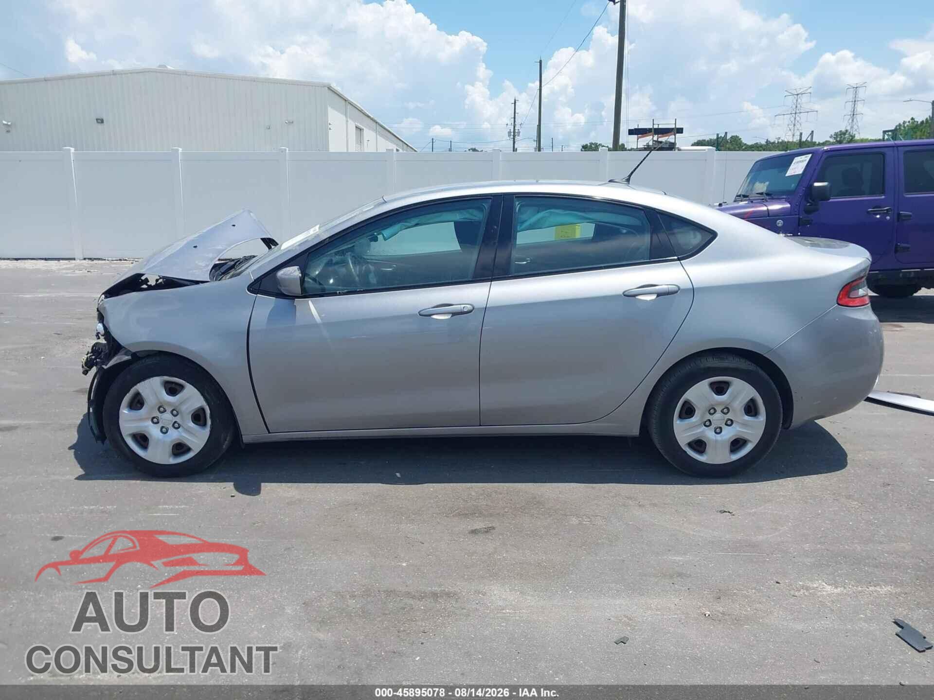 DODGE DART 2015 - 1C3CDFAA8FD301777