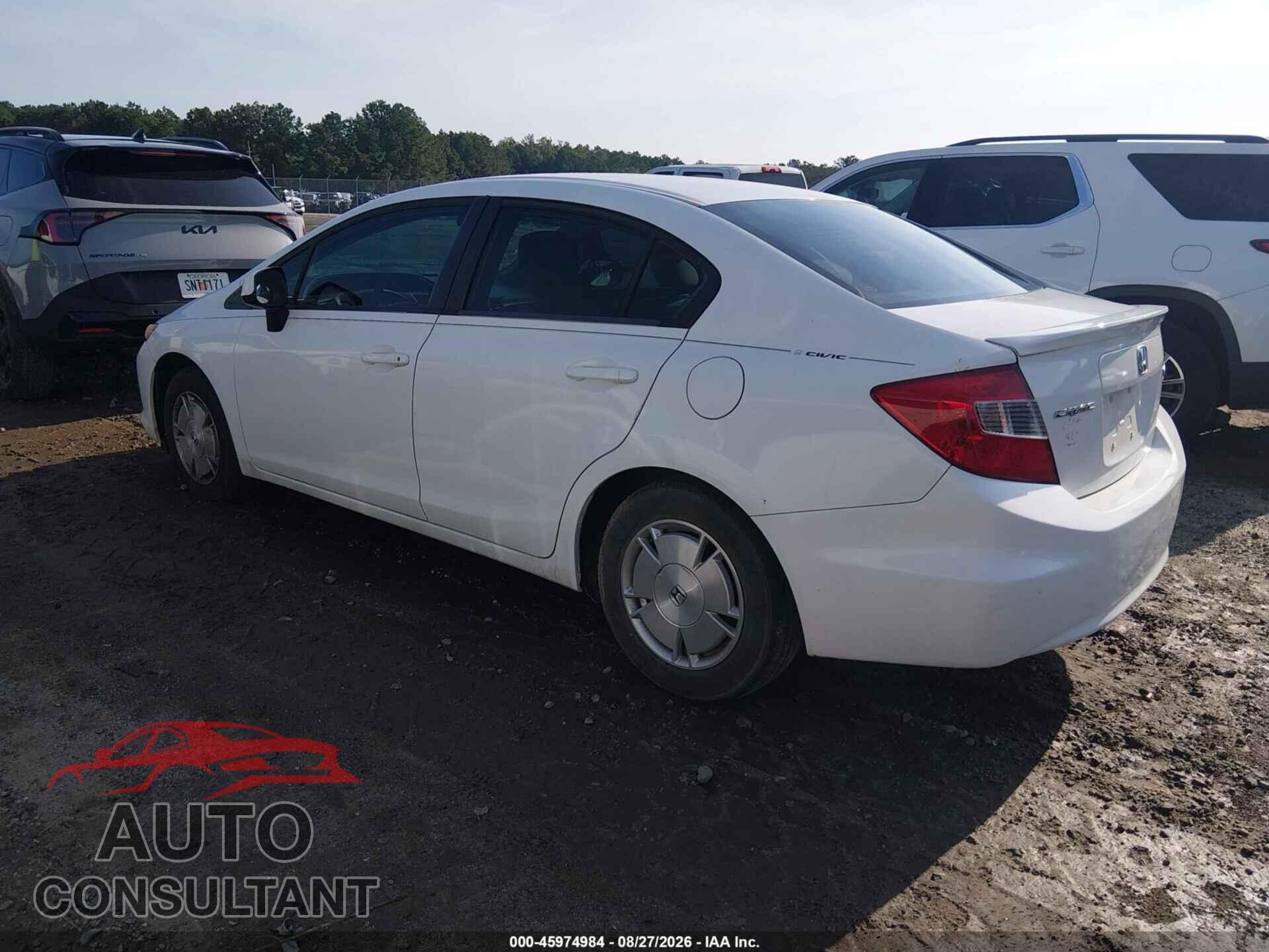 HONDA CIVIC 2012 - 2HGFB2F61CH548845