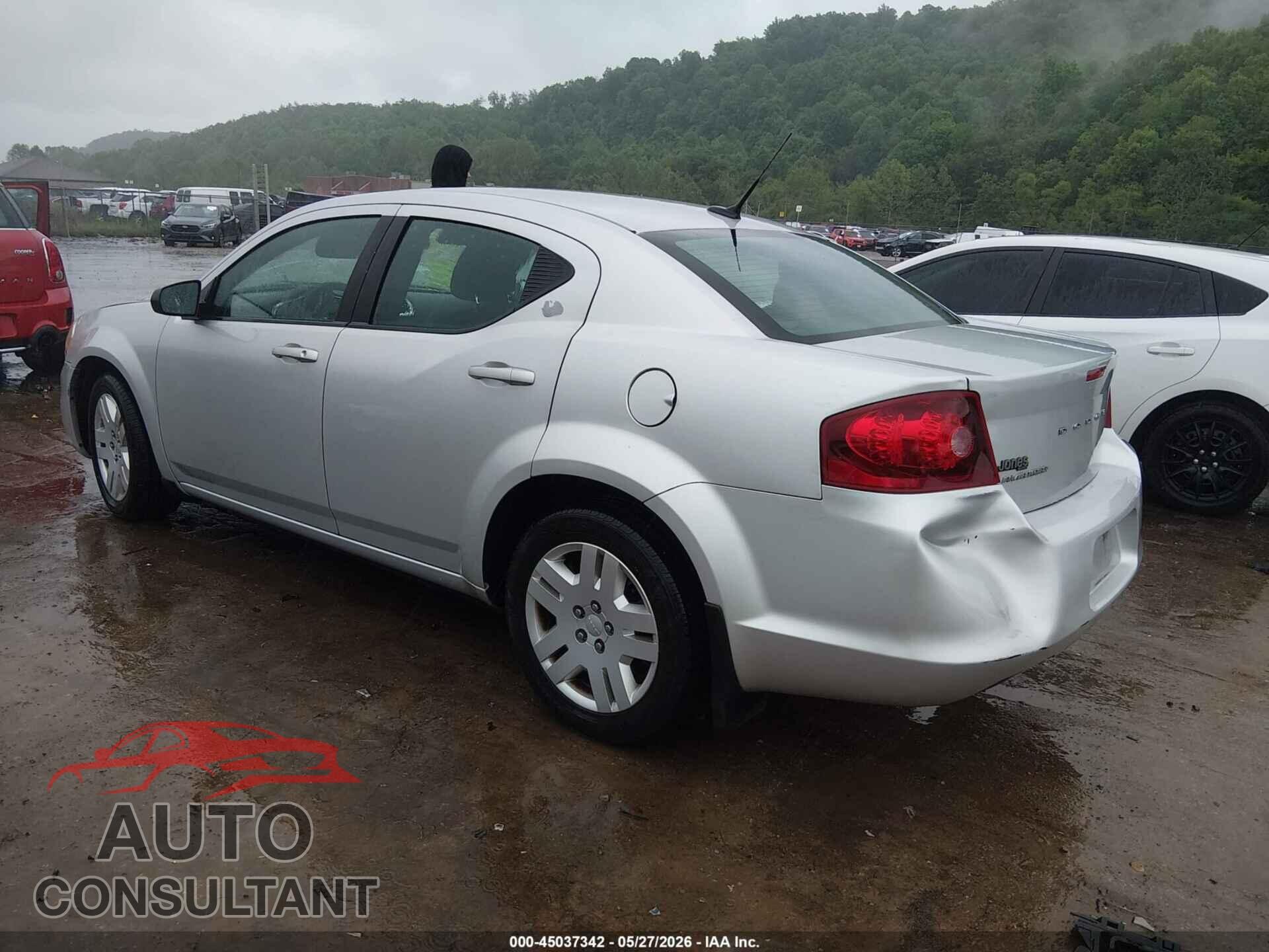 DODGE AVENGER 2012 - 1C3CDZAB5CN142426