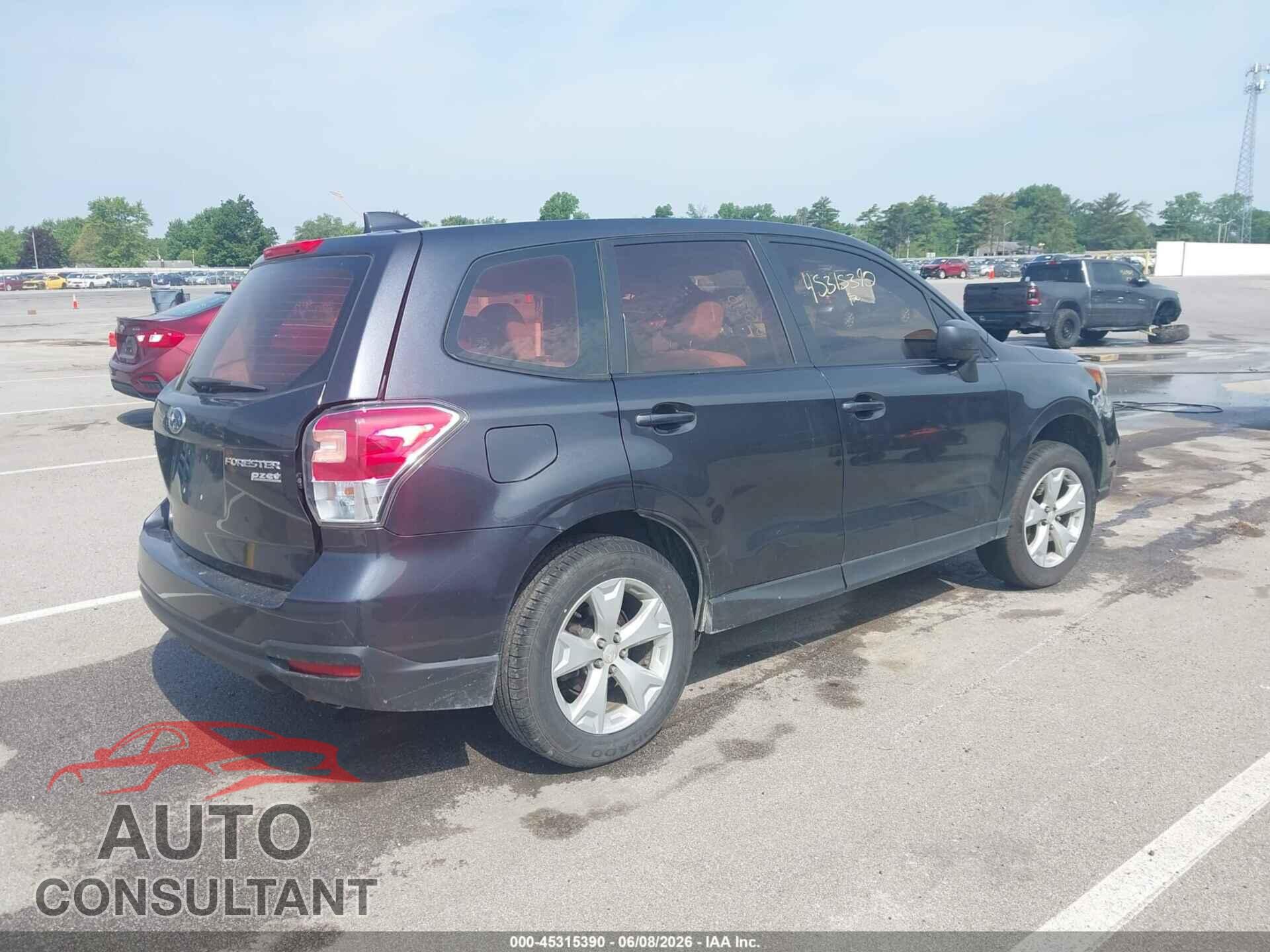 SUBARU FORESTER 2017 - JF2SJAAC4HH535917