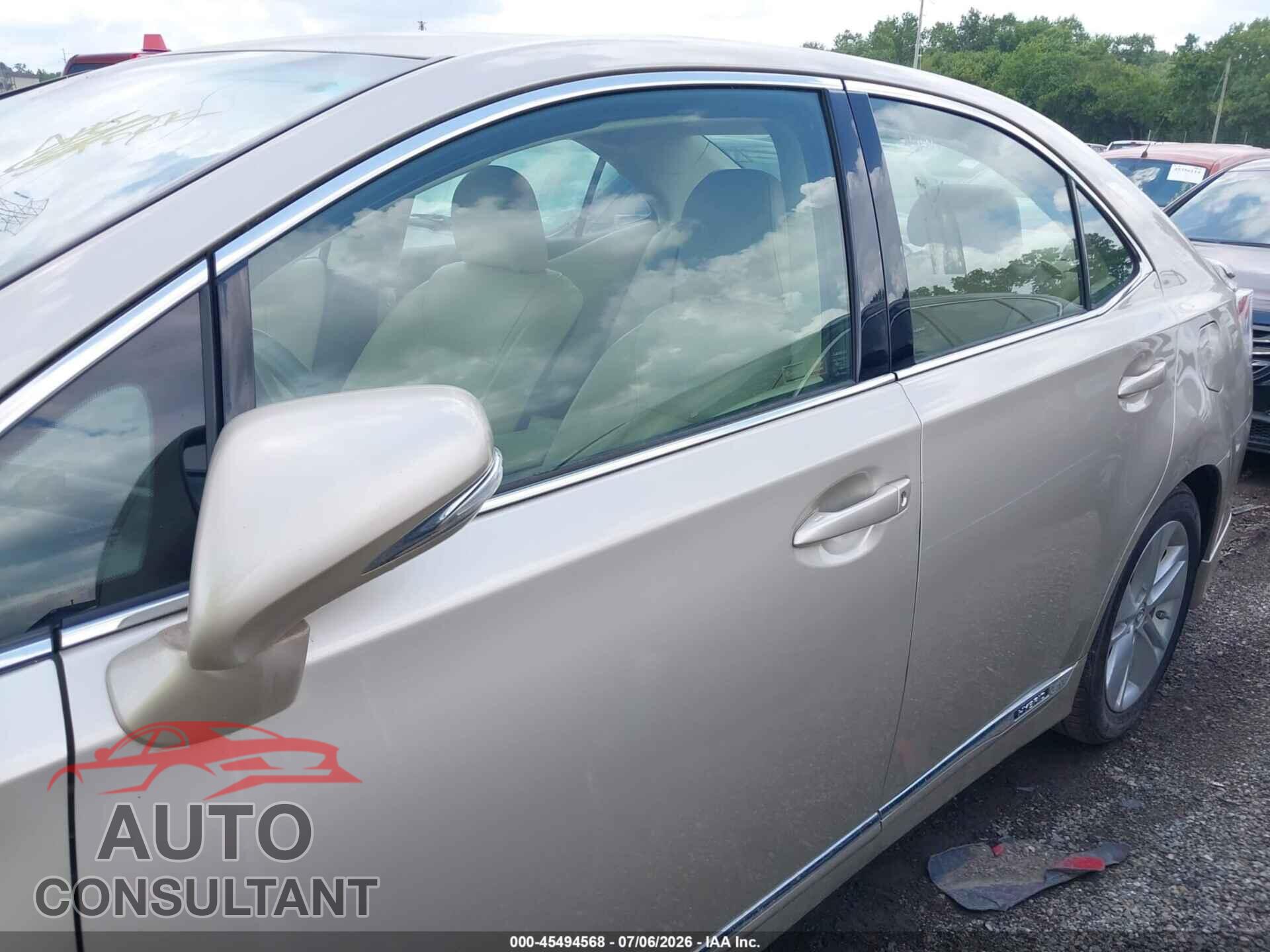 LEXUS HS 250H 2011 - JTHBB1BA7B2048356