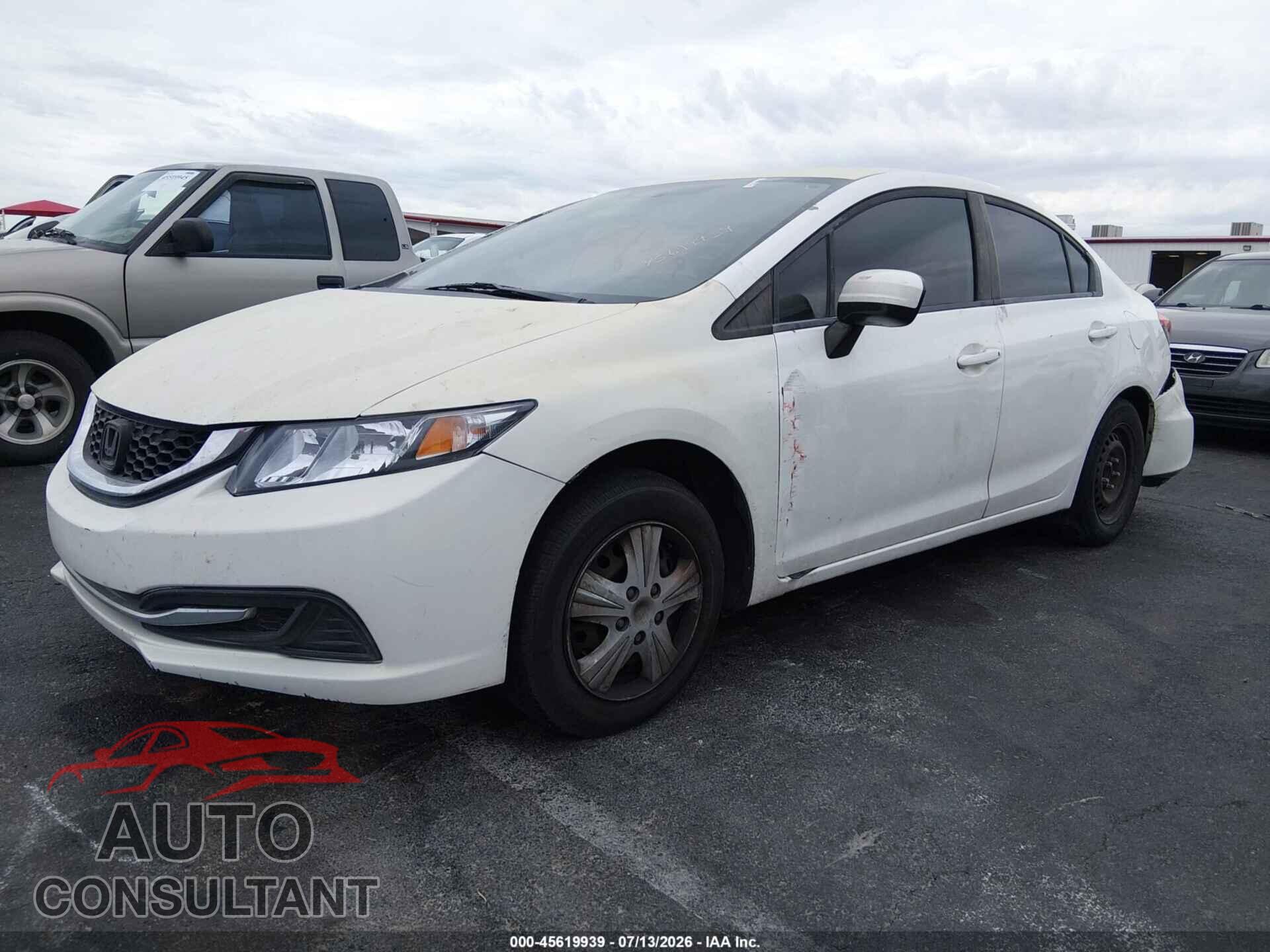 HONDA CIVIC 2014 - 19XFB2F5XEE211191