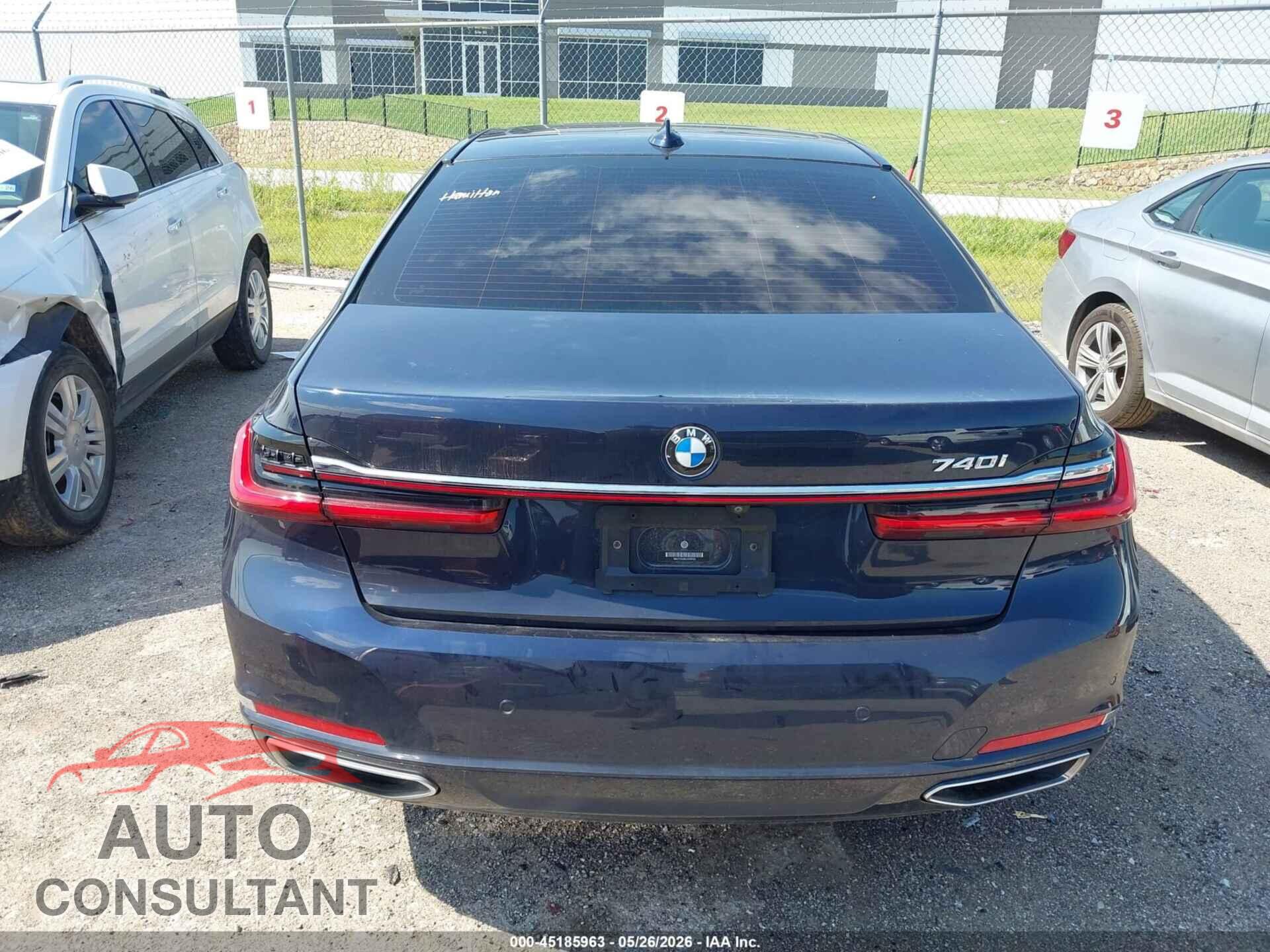 BMW 740I 2020 - WBA7T2C08LCD68720