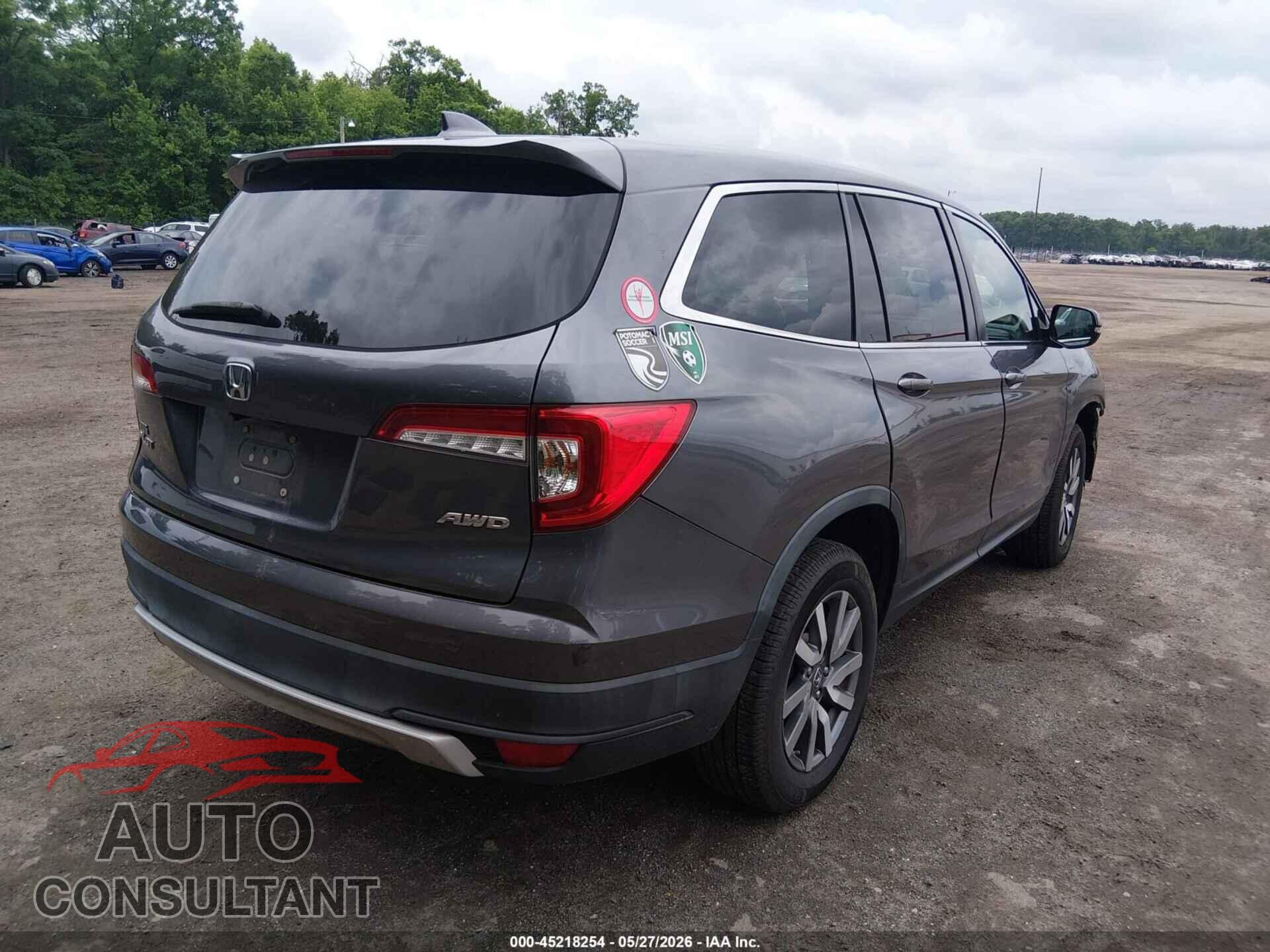 HONDA PILOT 2020 - 5FNYF6H57LB033720