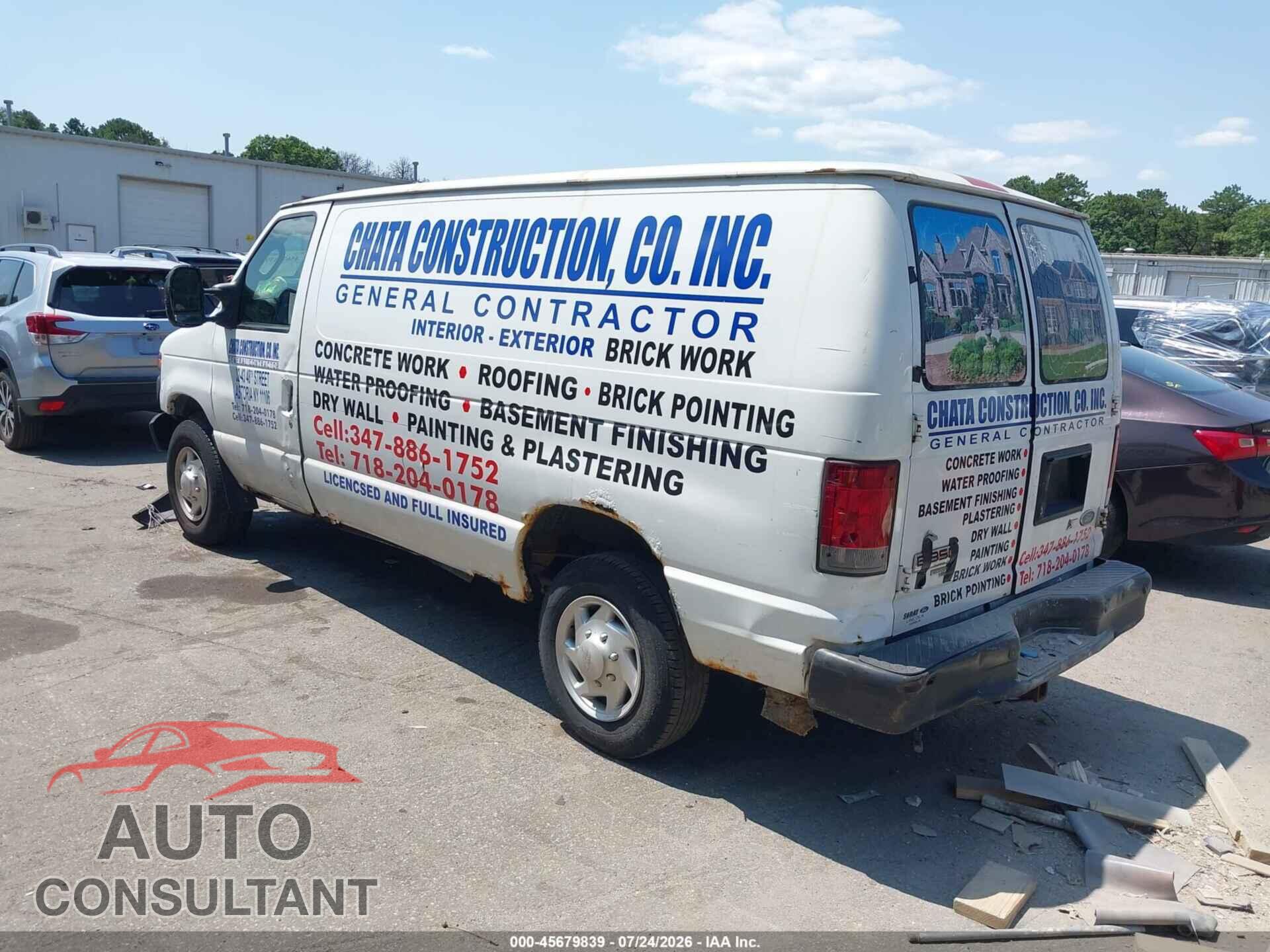 FORD E-250 2011 - 1FTNE2EW2BDA20004