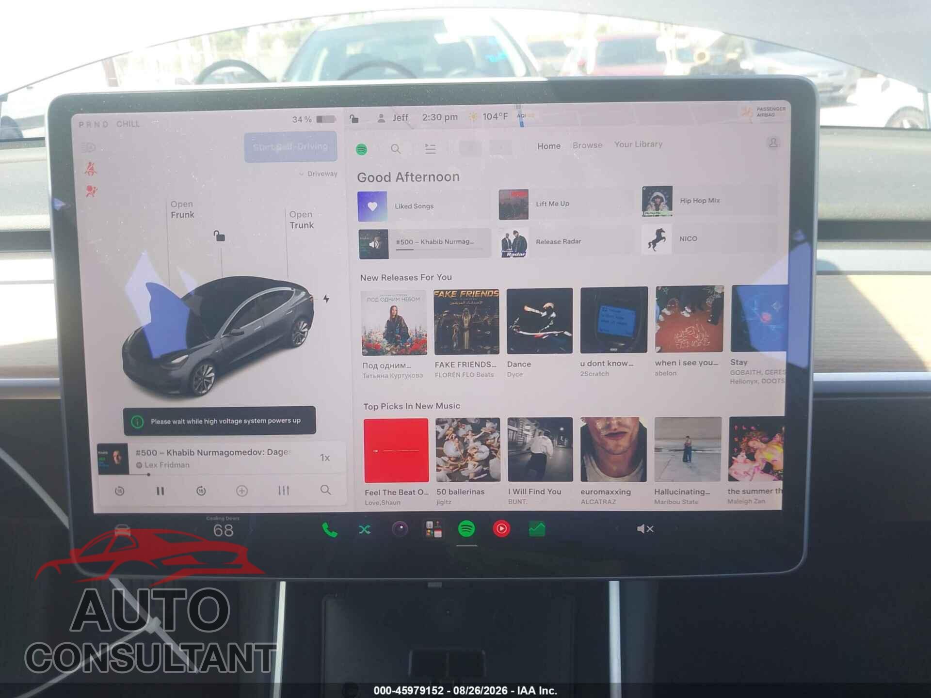 TESLA MODEL 3 2018 - 5YJ3E1EA5JF012086