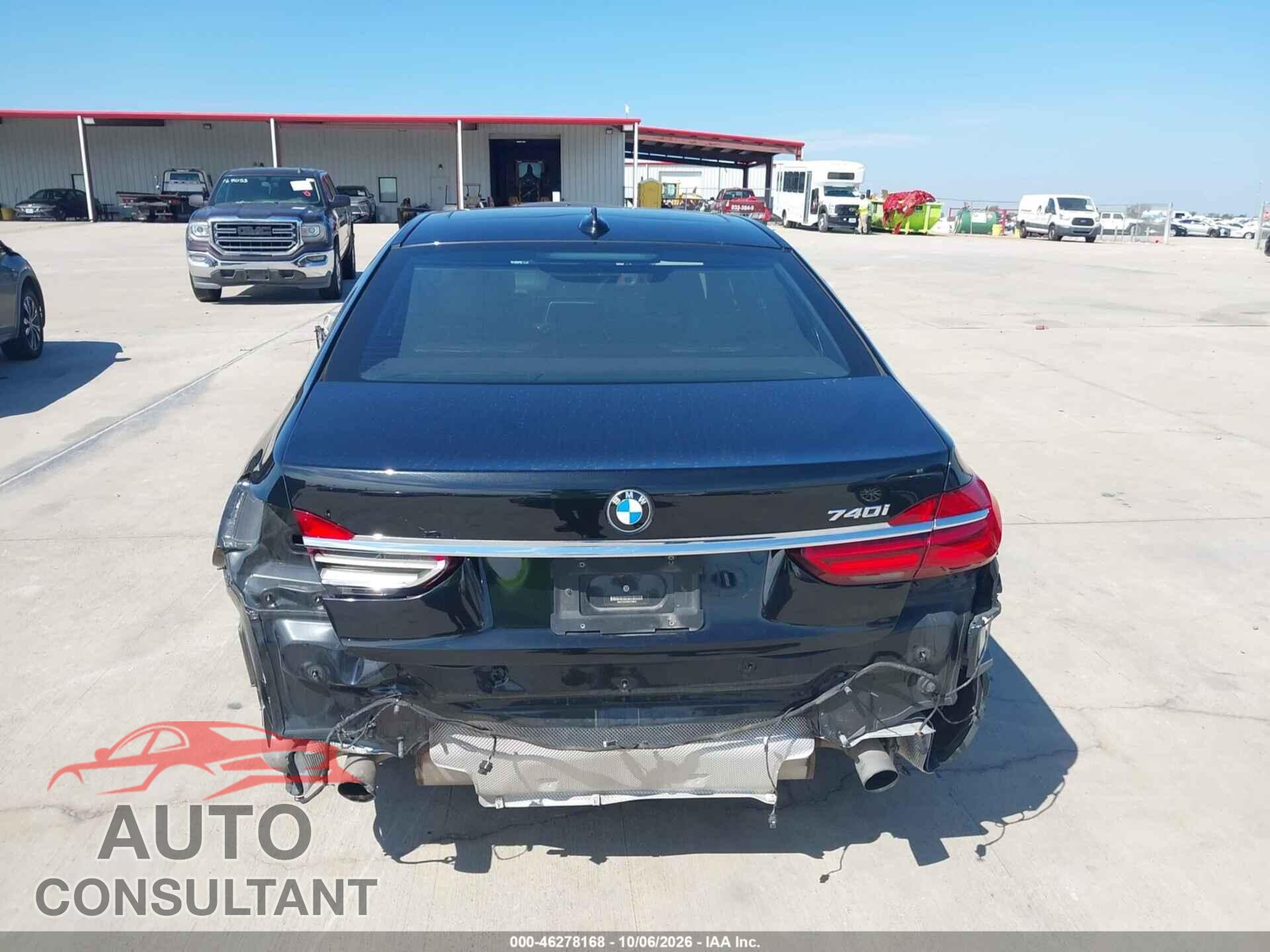 BMW 740I 2017 - WBA7E2C50HG739209