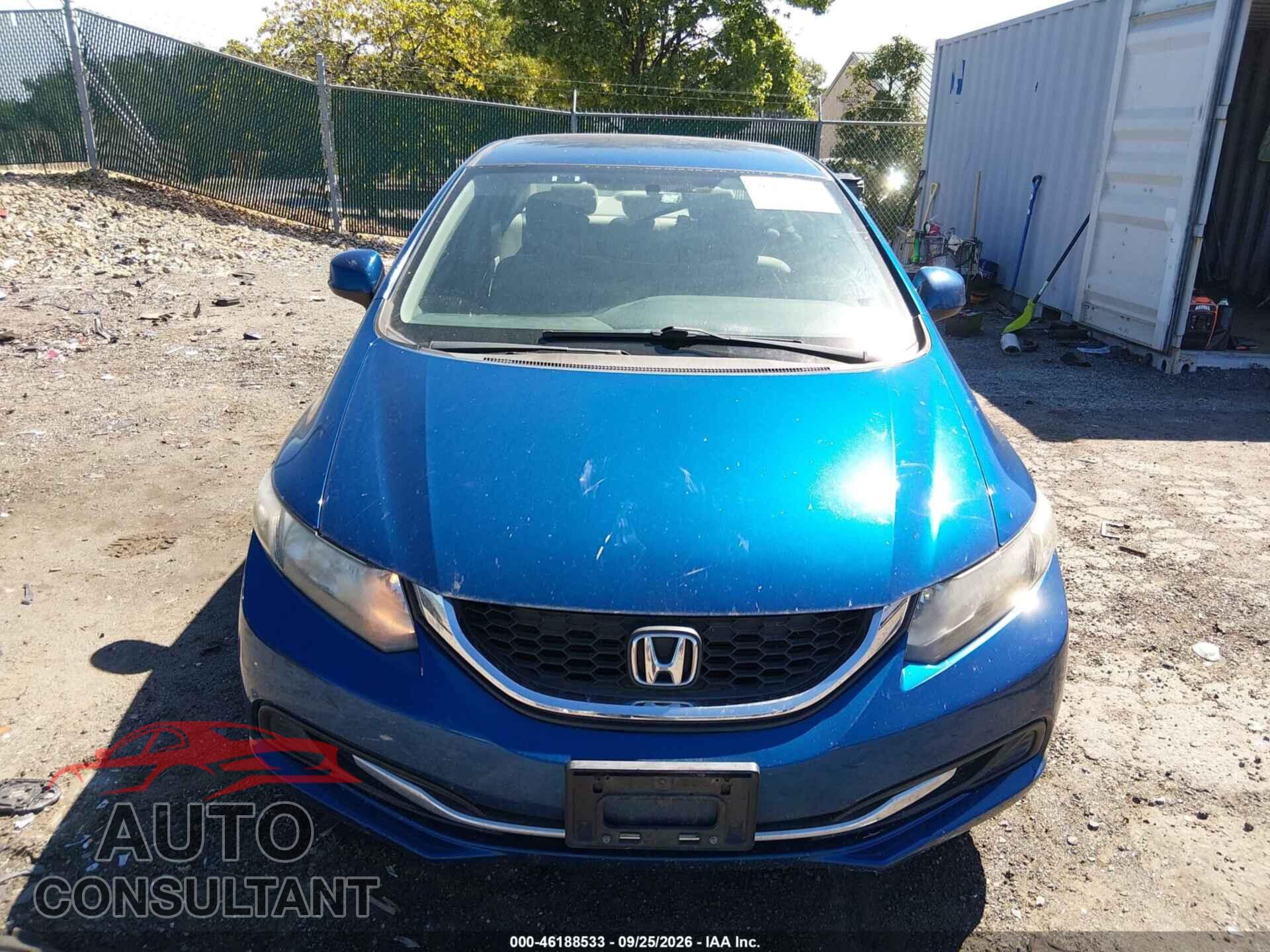 HONDA CIVIC 2013 - 2HGFB2F54DH577331
