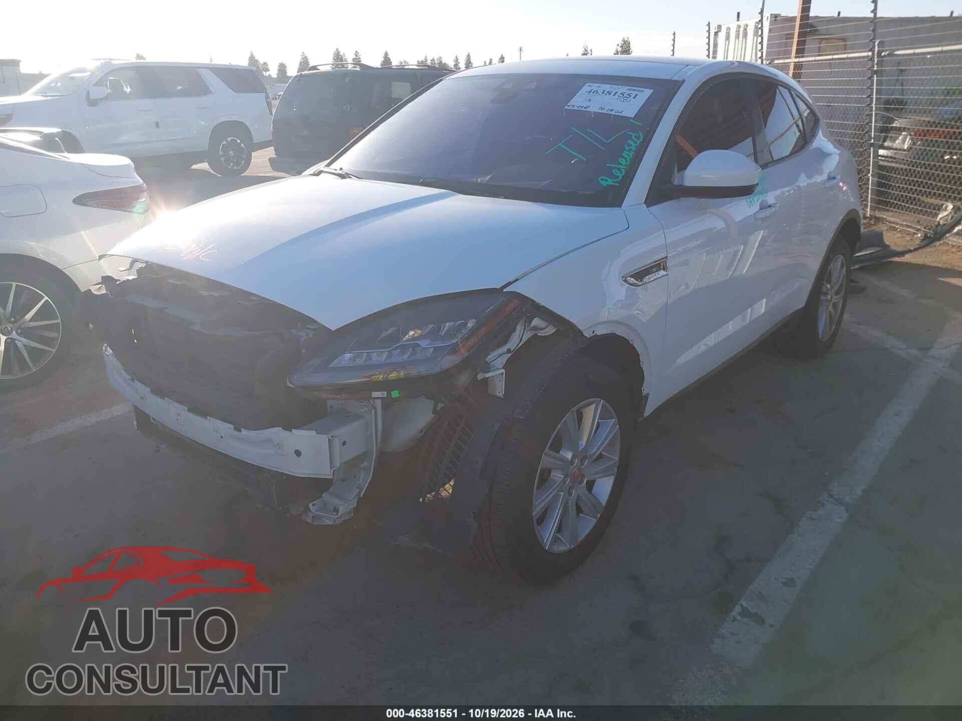 JAGUAR E-PACE 2019 - SADFJ2FX8K1Z66315