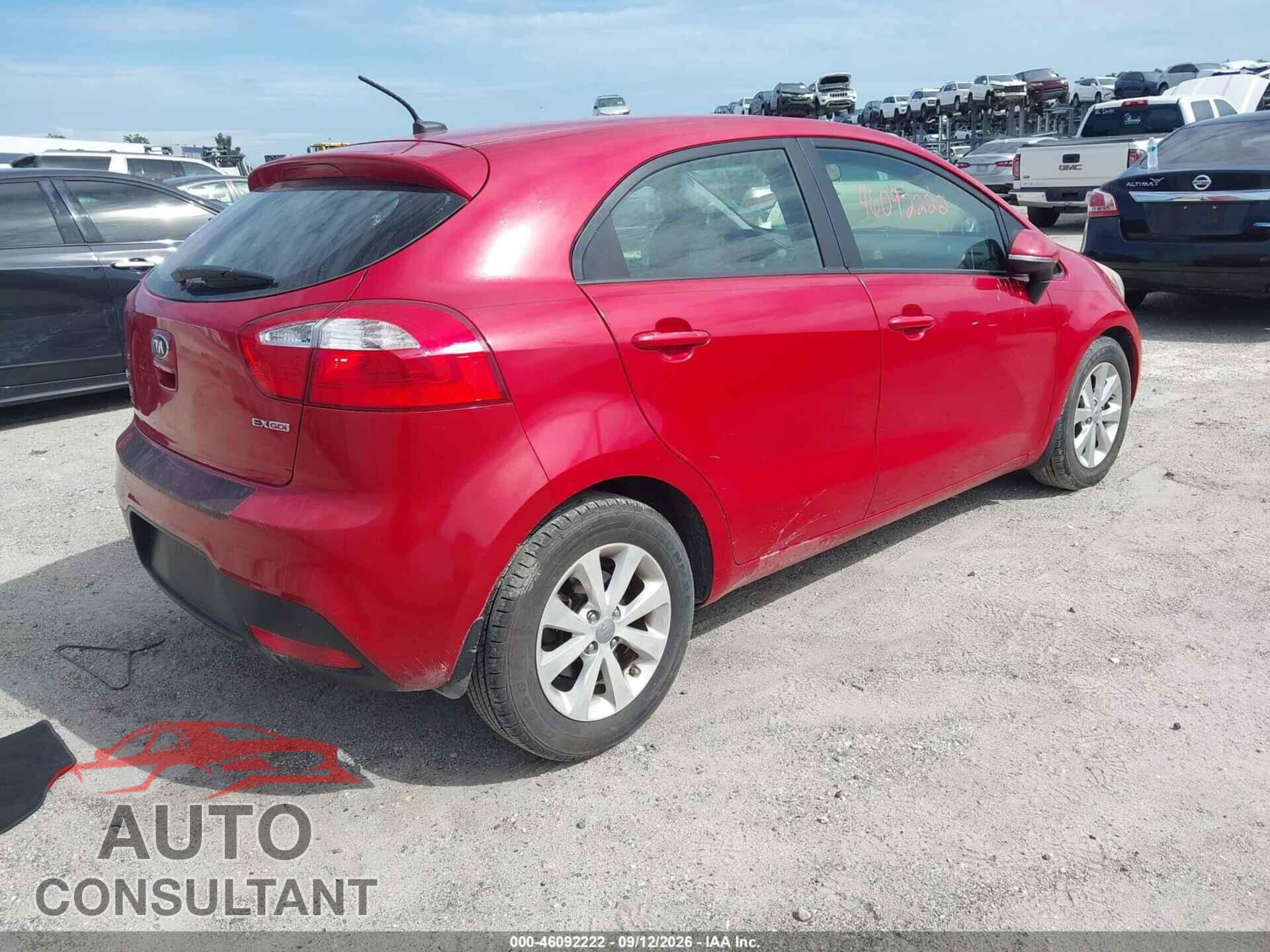 KIA RIO 2013 - KNADN5A37D6241465