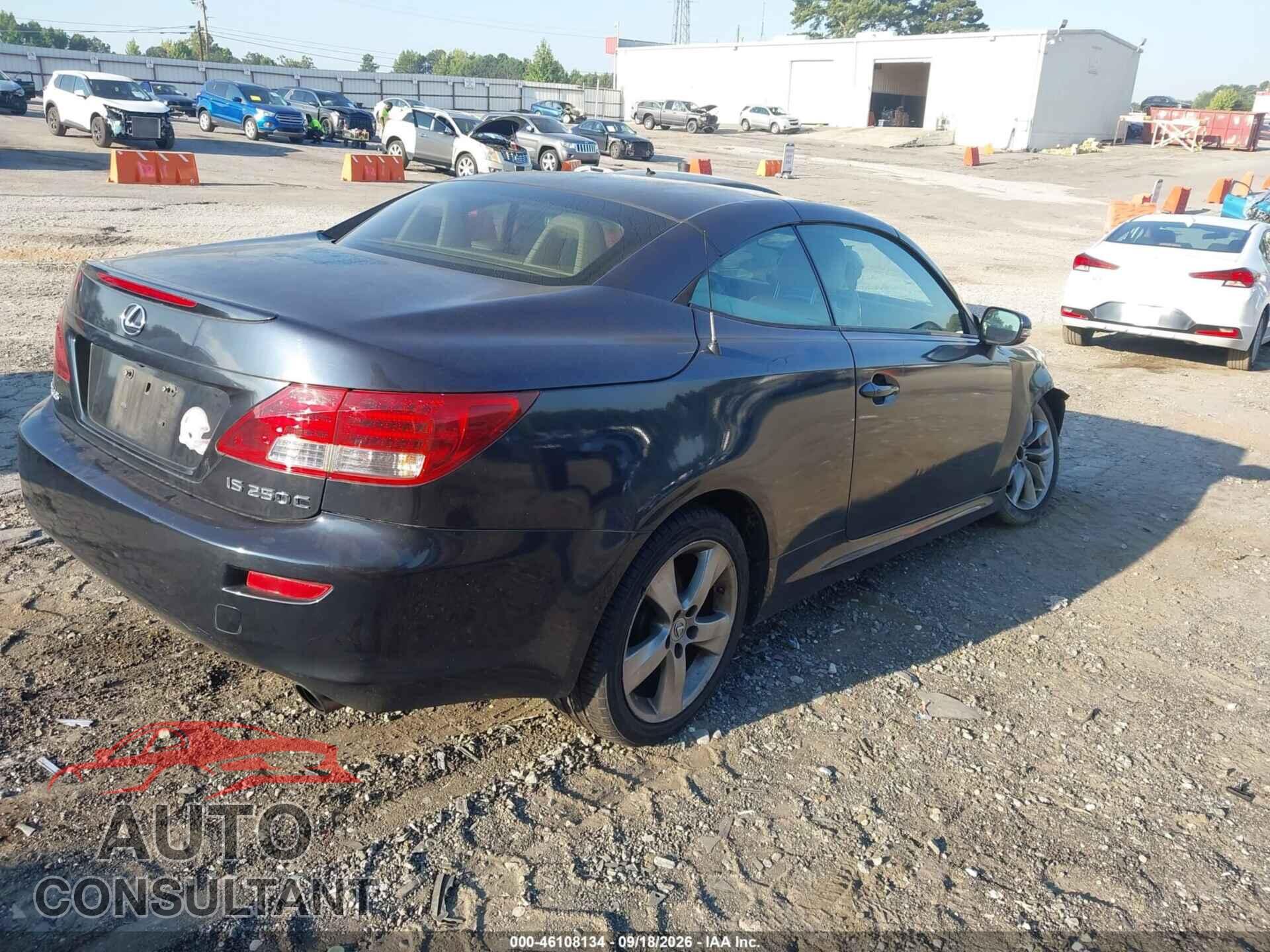LEXUS IS 250C 2010 - JTHFF2C23A2504967