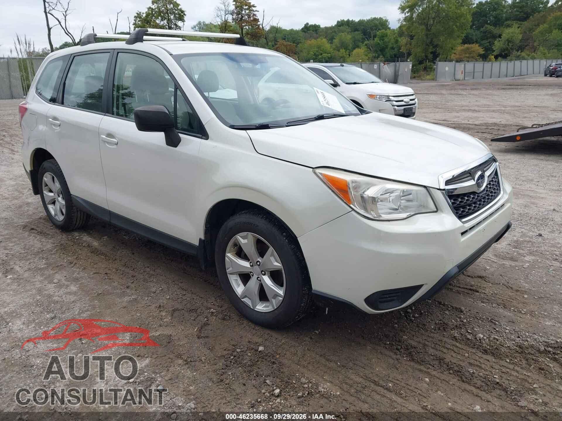 SUBARU FORESTER 2014 - JF2SJAAC0EH454764