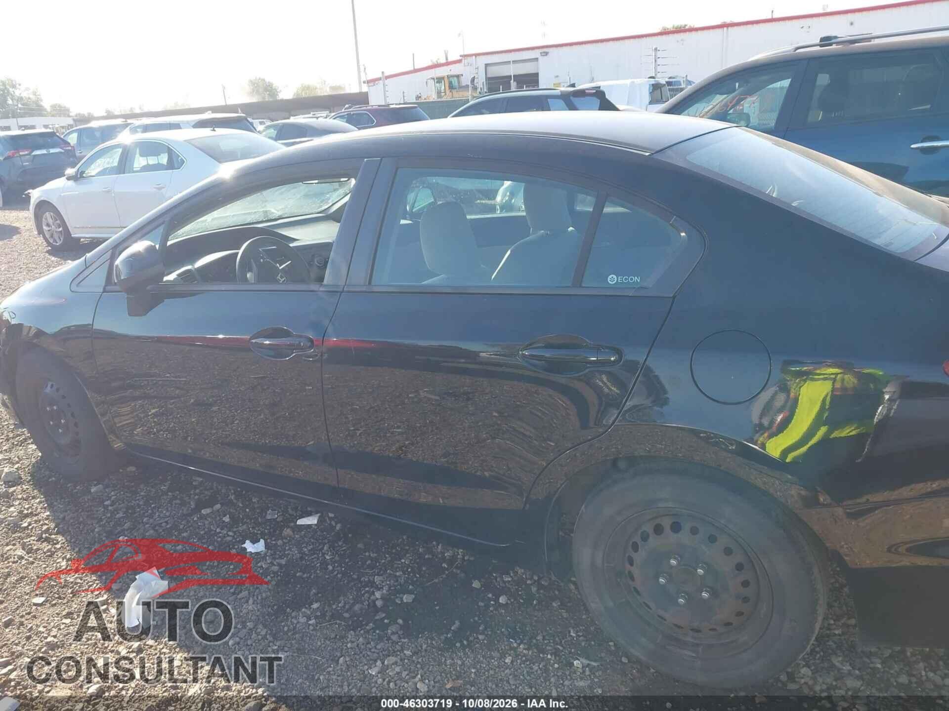 HONDA CIVIC 2012 - 19XFB2F59CE019452