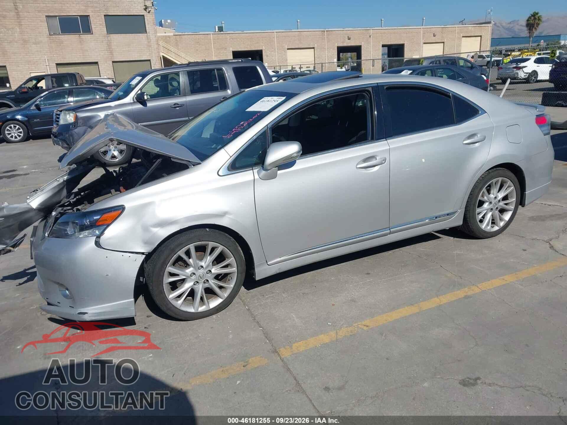 LEXUS HS 250H 2010 - JTHBB1BAXA2007752