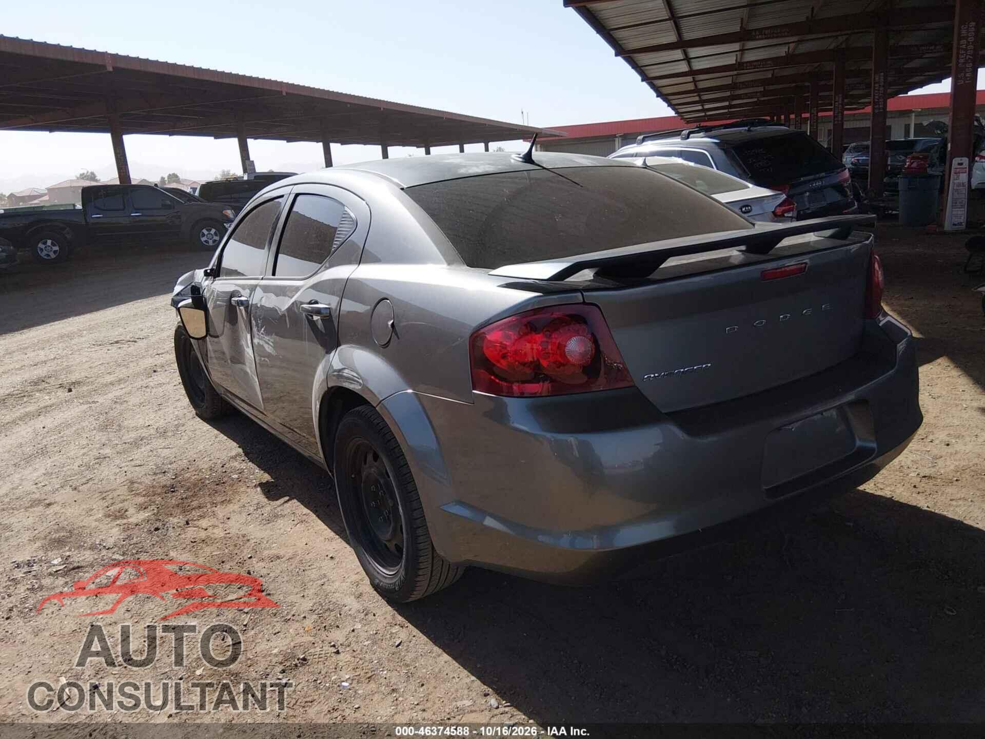 DODGE AVENGER 2013 - 1C3CDZAB8DN650505
