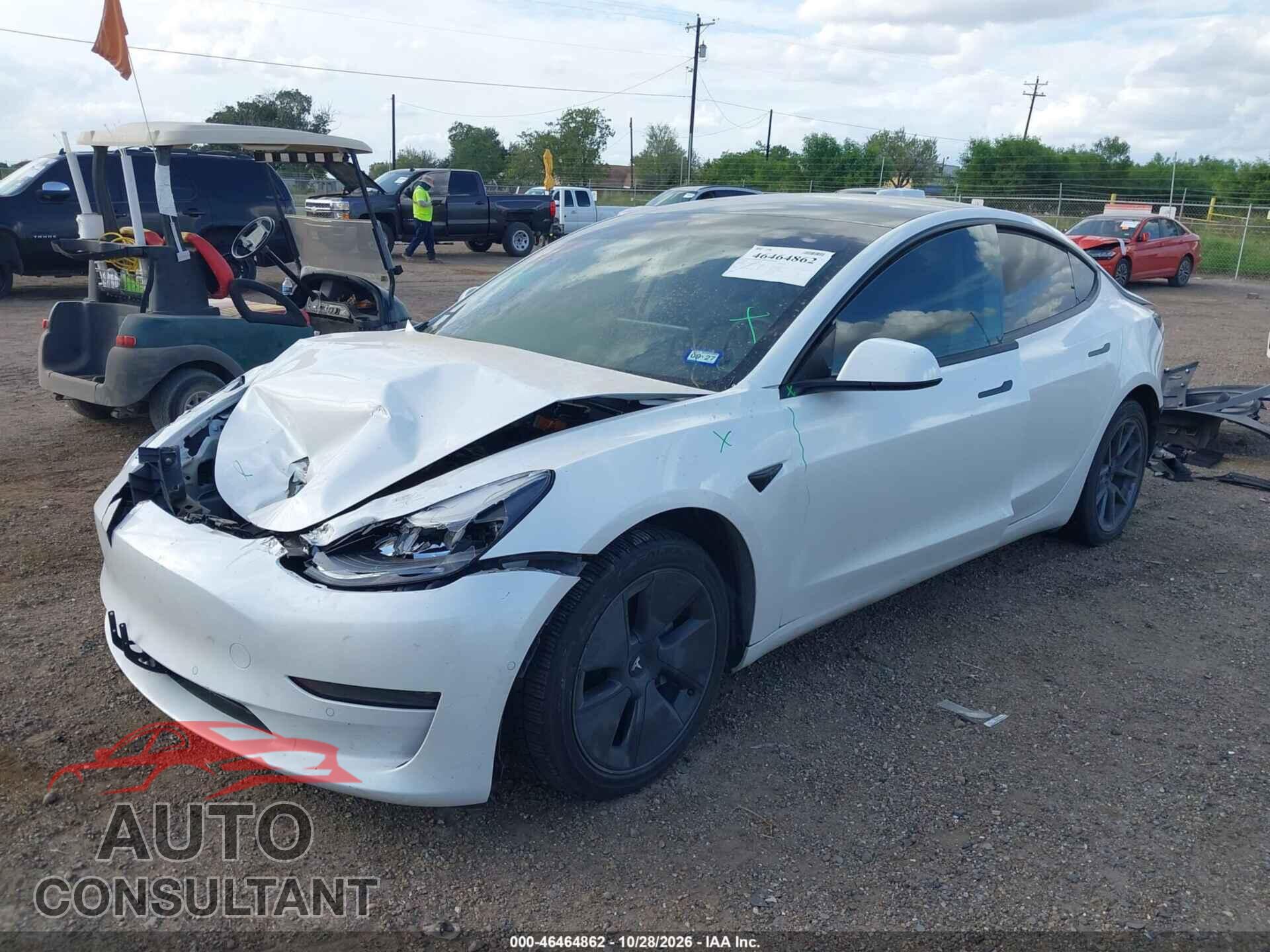TESLA MODEL 3 2022 - 5YJ3E1EB5NF353826