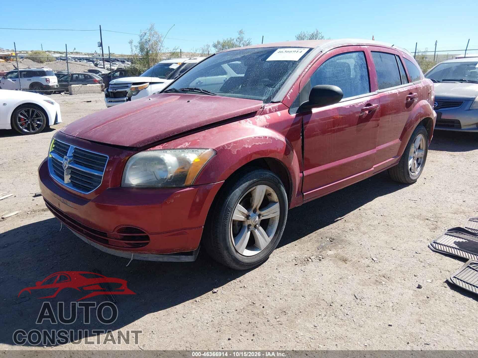 DODGE CALIBER 2010 - 1B3CB4HA2AD552624