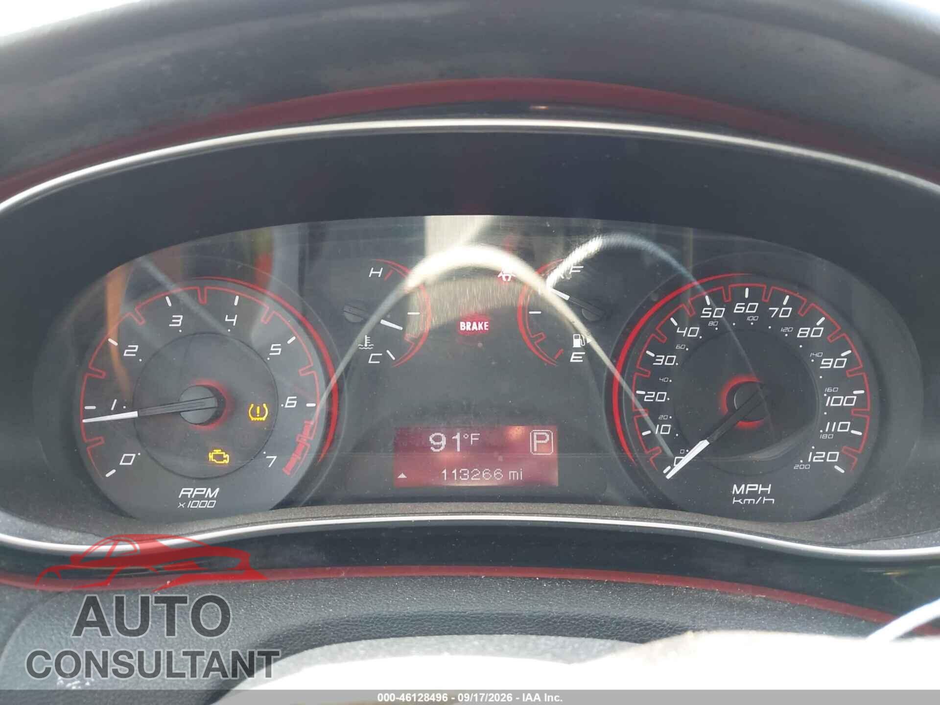 DODGE DART 2016 - 1C3CDFBBXGD689751