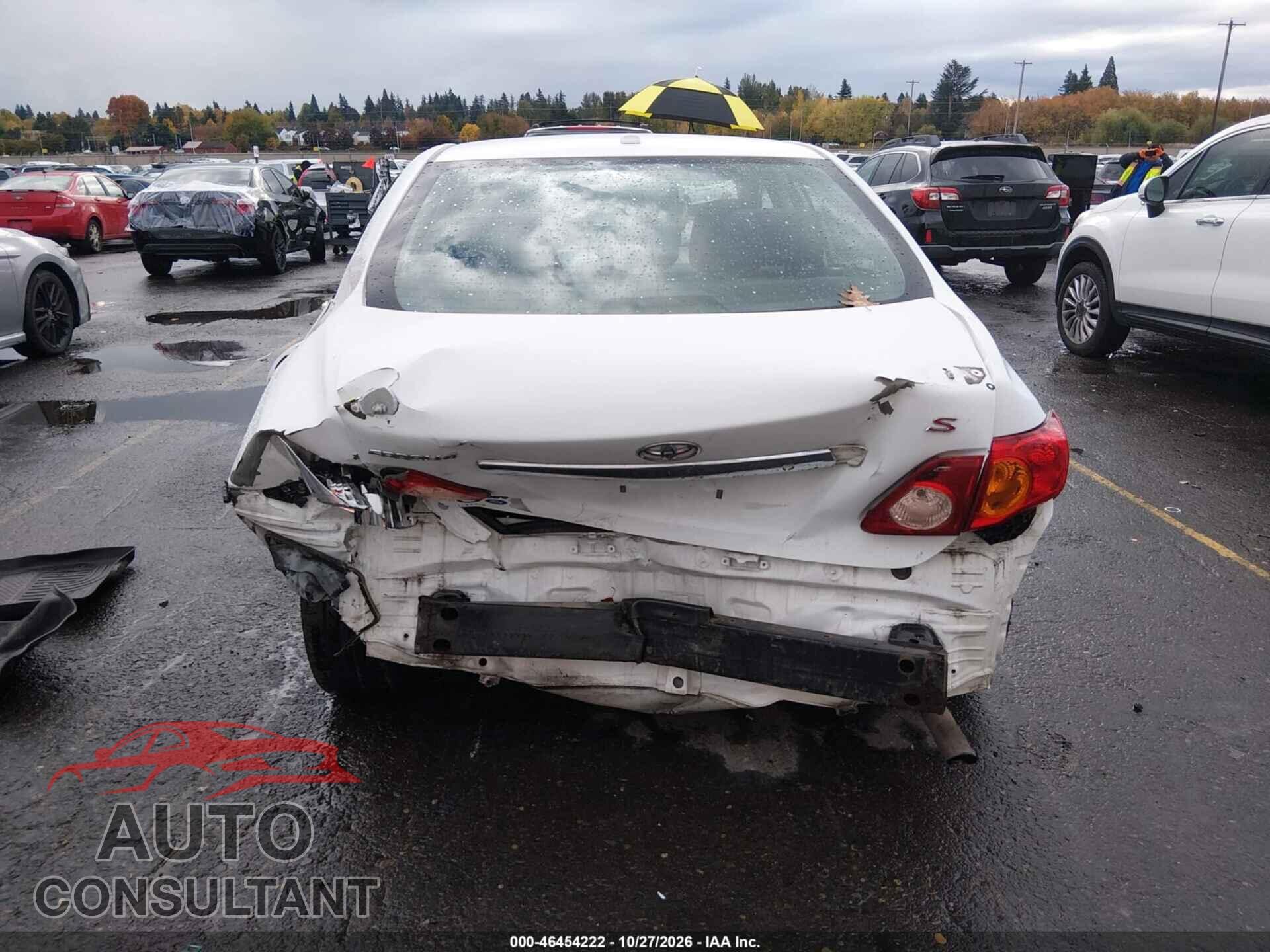 TOYOTA COROLLA 2010 - NT1BU4EE2AC457312