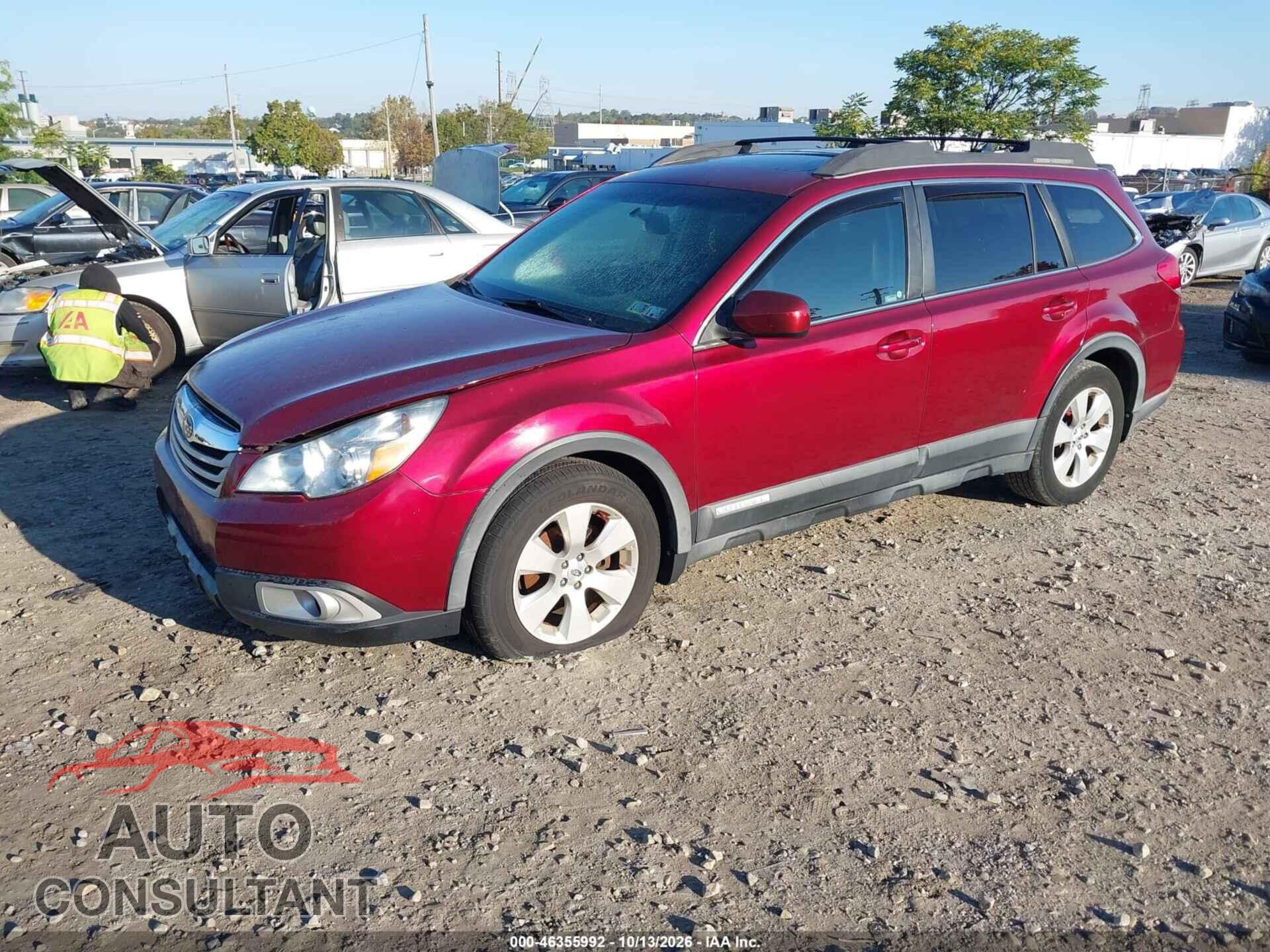 SUBARU OUTBACK 2012 - 4S4BRBKC8C3281559