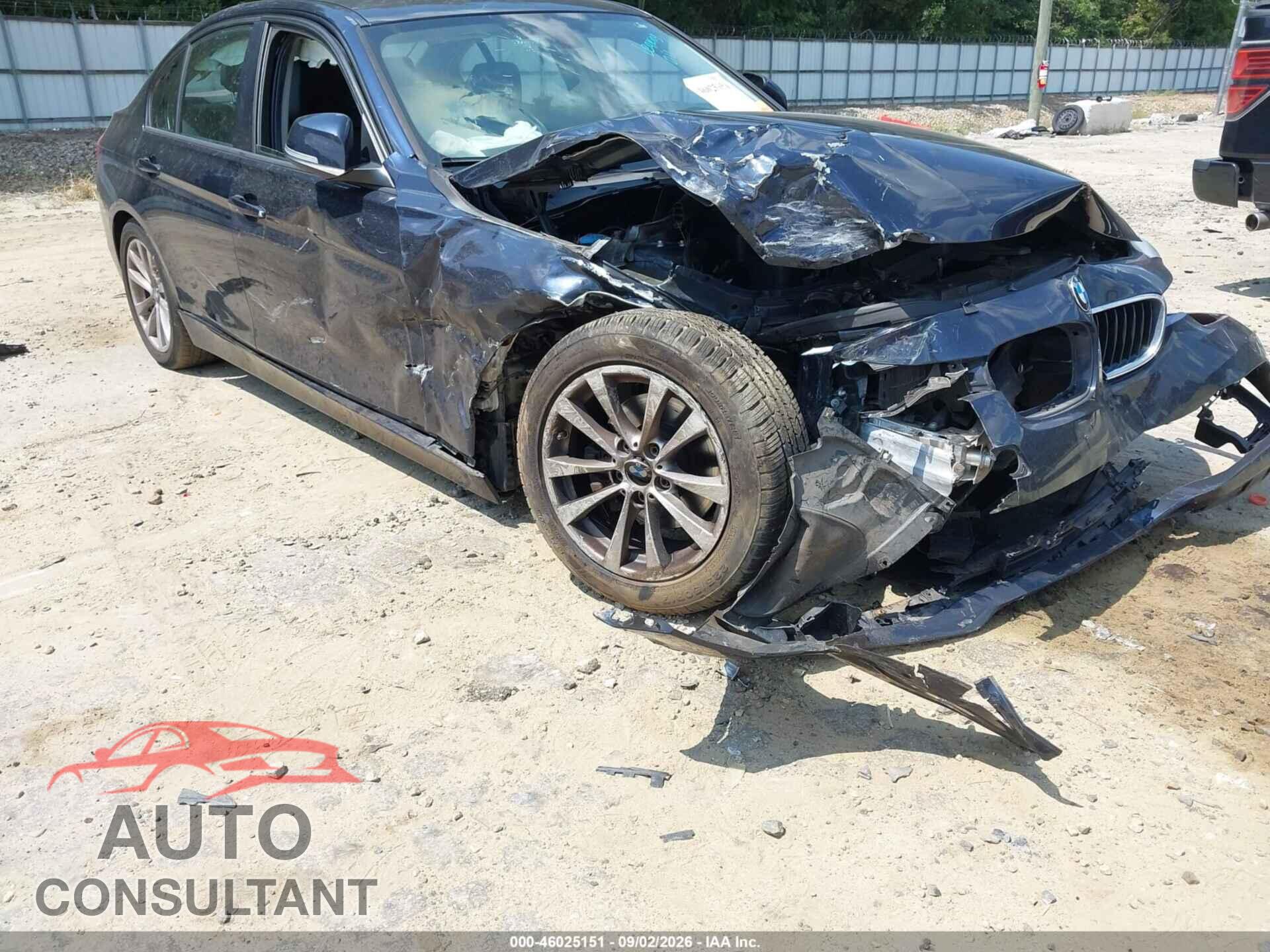 BMW 320I 2017 - WBA8A3C37HK692228