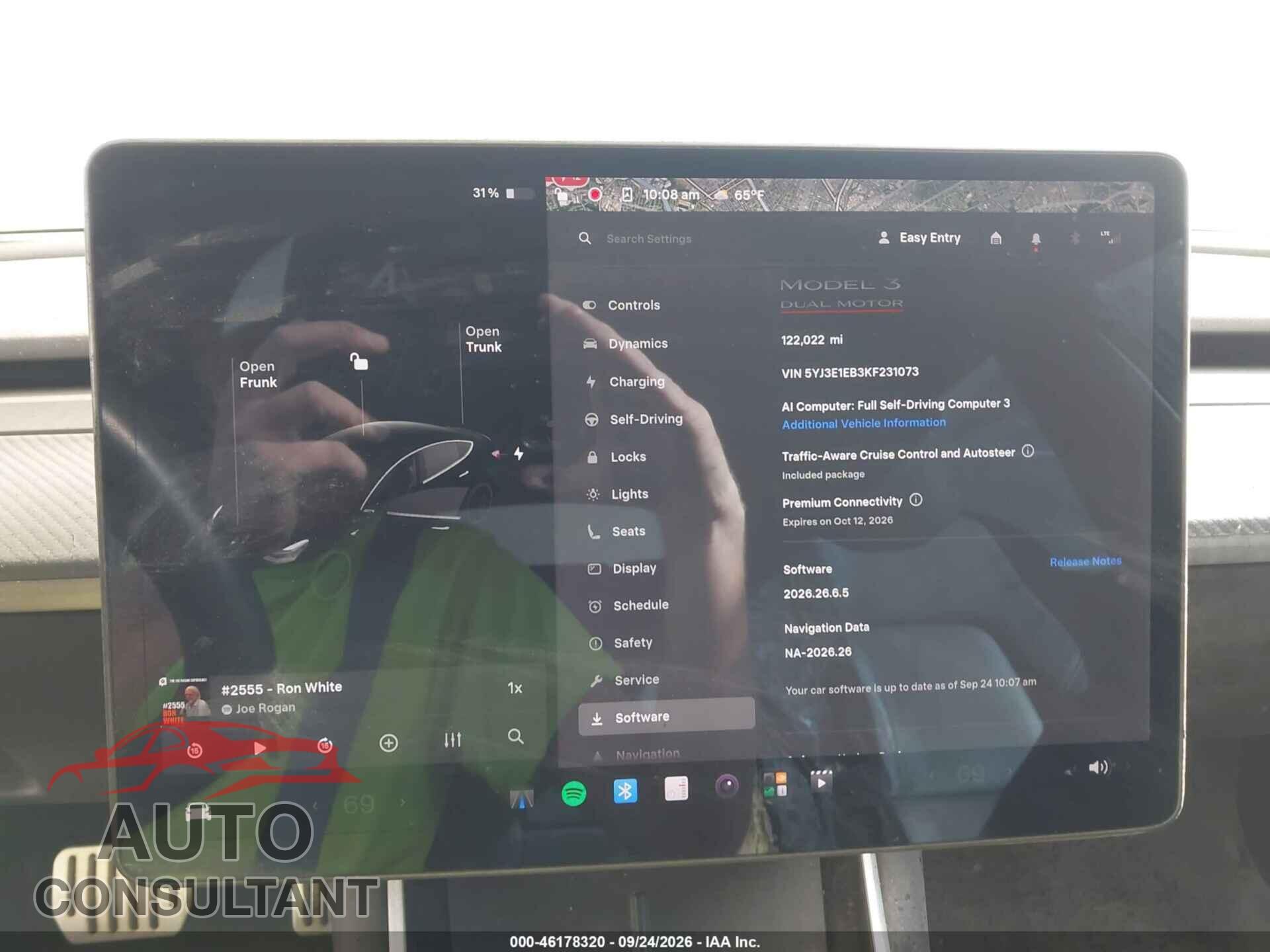 TESLA MODEL 3 2019 - 5YJ3E1EB3KF231073