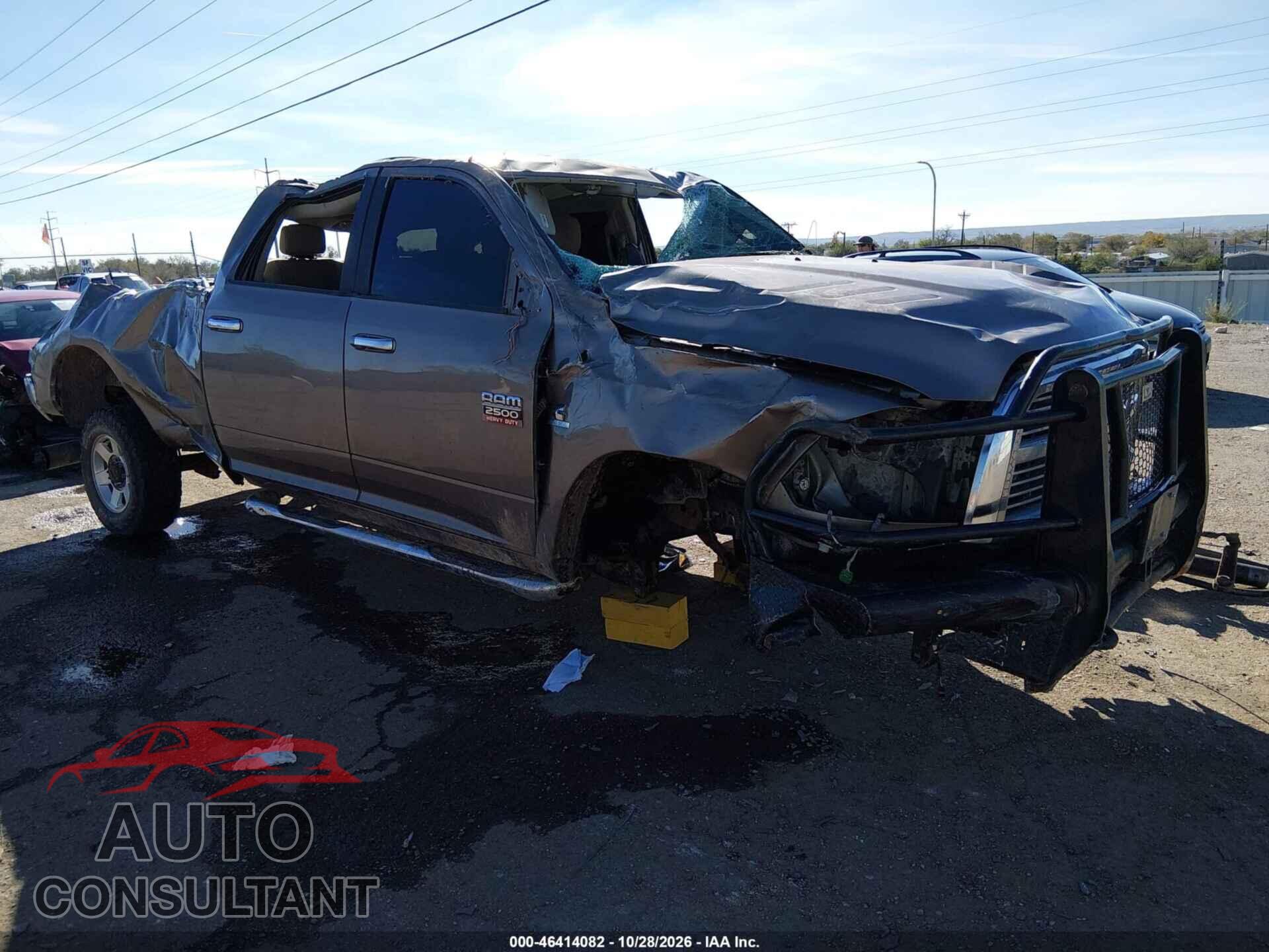 DODGE RAM 2500 2010 - 3D7UT2CL1AG129006