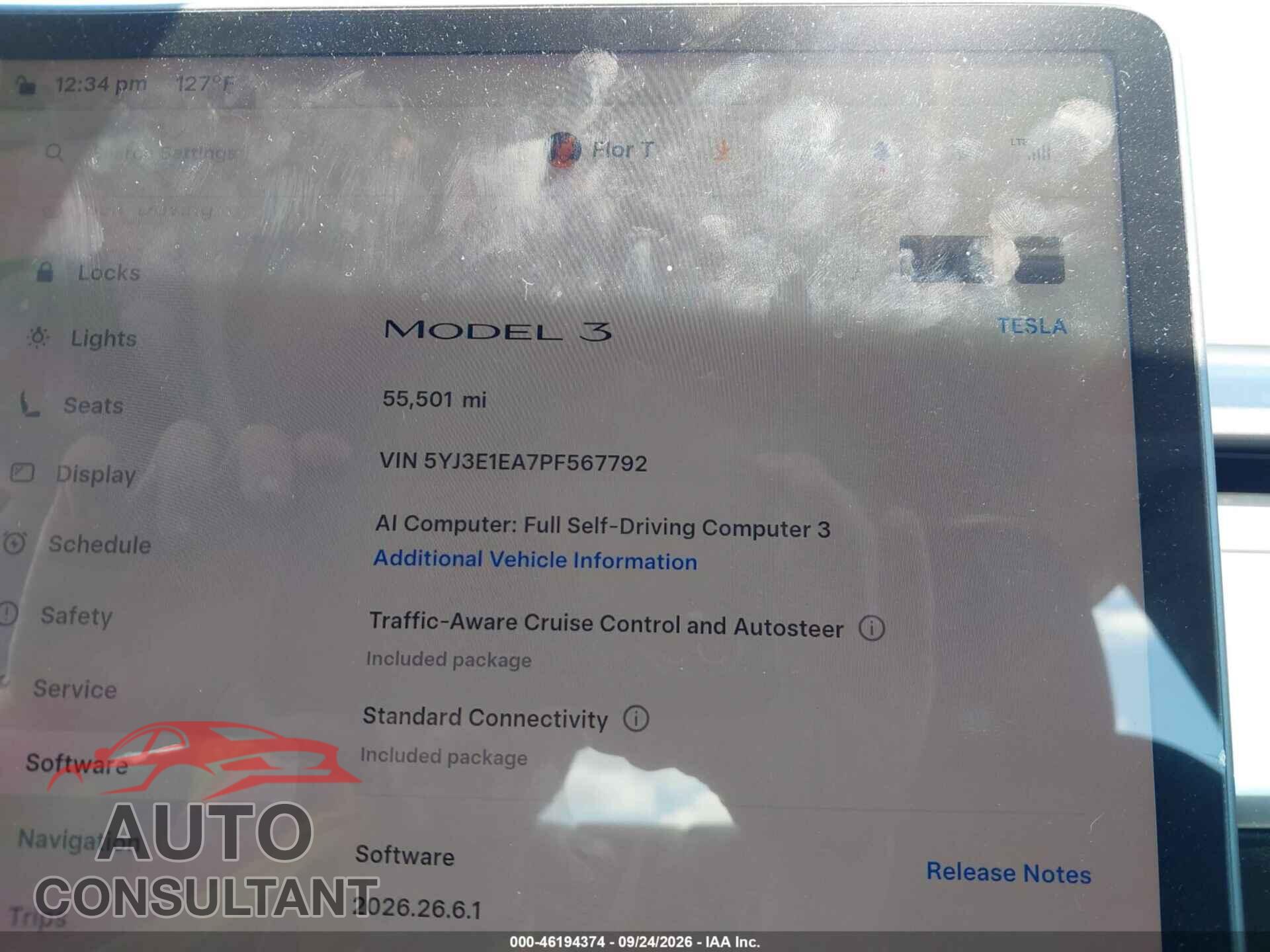 TESLA MODEL 3 2023 - 5YJ3E1EA7PF567792