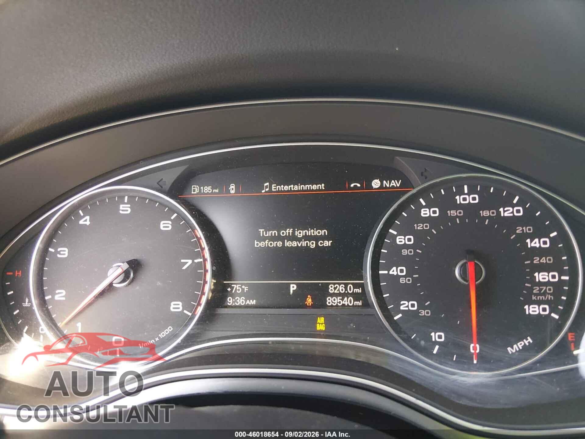 AUDI A7 2013 - WAUYGAFC8DN036658