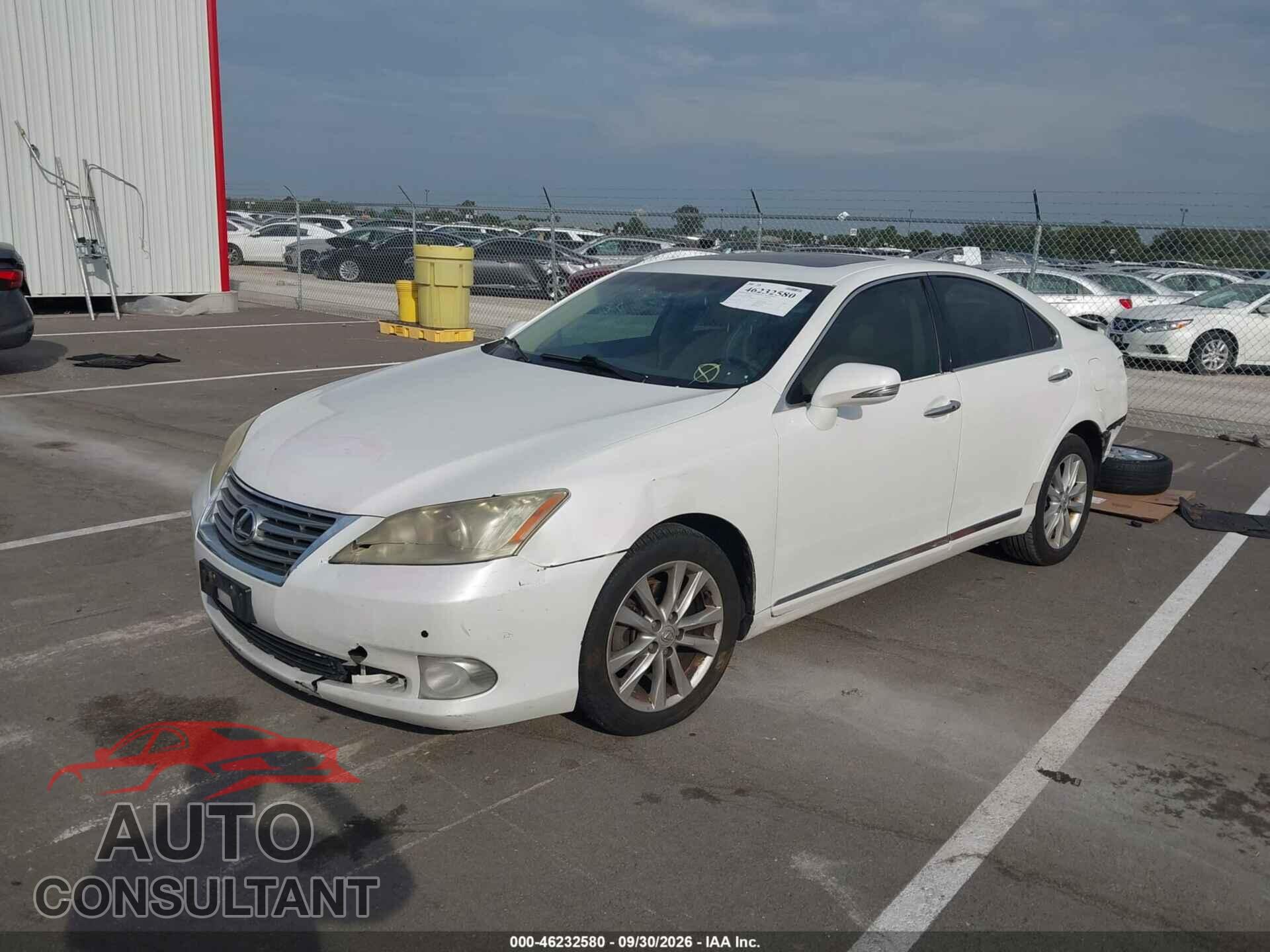 LEXUS ES 350 2012 - JTHBK1EG8C2498910