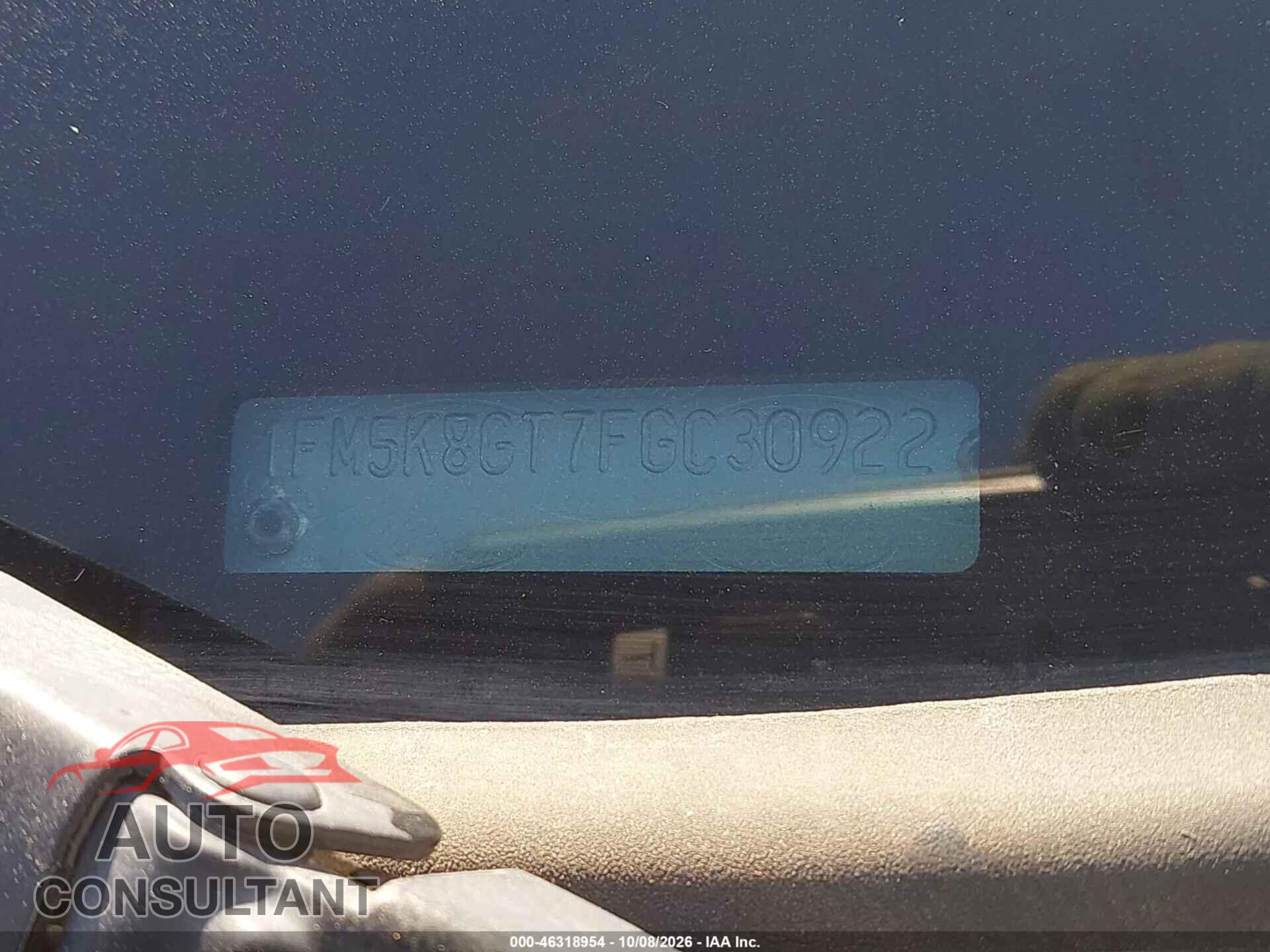 FORD EXPLORER 2015 - 1FM5K8GT7FGC30922
