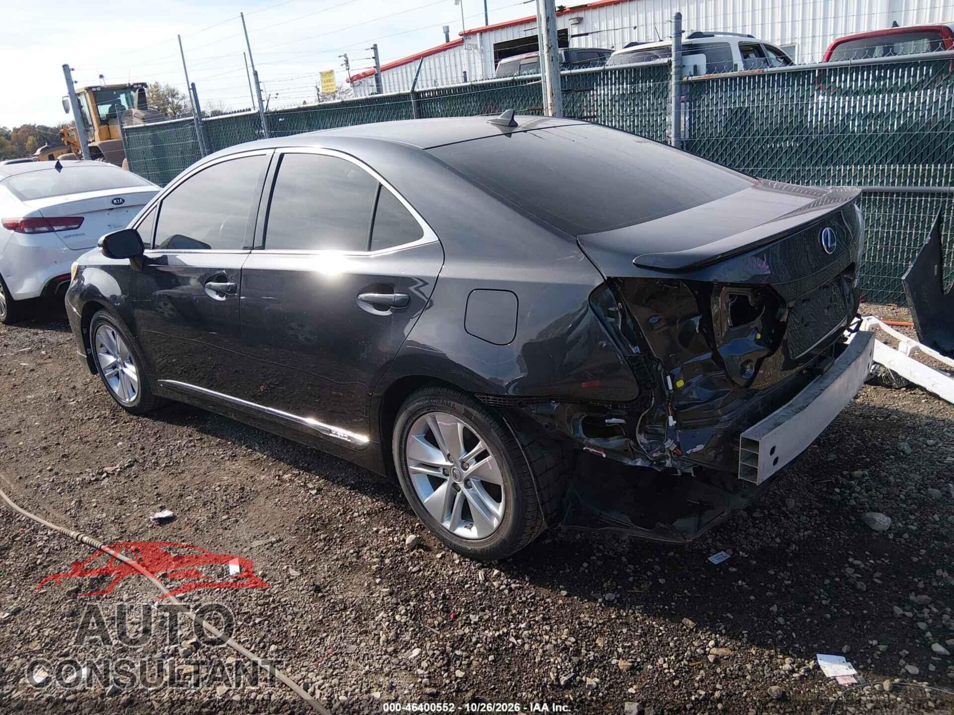 LEXUS HS 250H 2011 - JTHBB1BAXB2046228