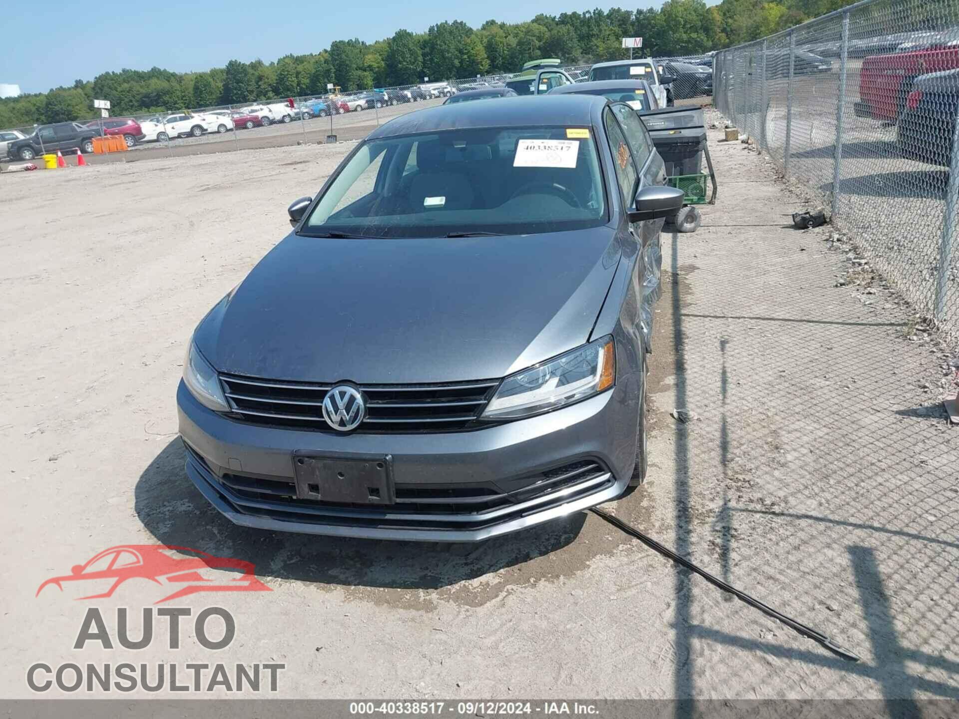 VOLKSWAGEN JETTA 2017 - 3VW2B7AJ3HM264354