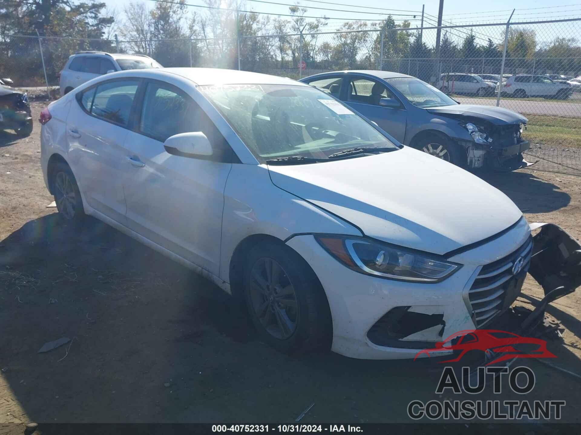 HYUNDAI ELANTRA 2018 - 5NPD84LF1JH242530