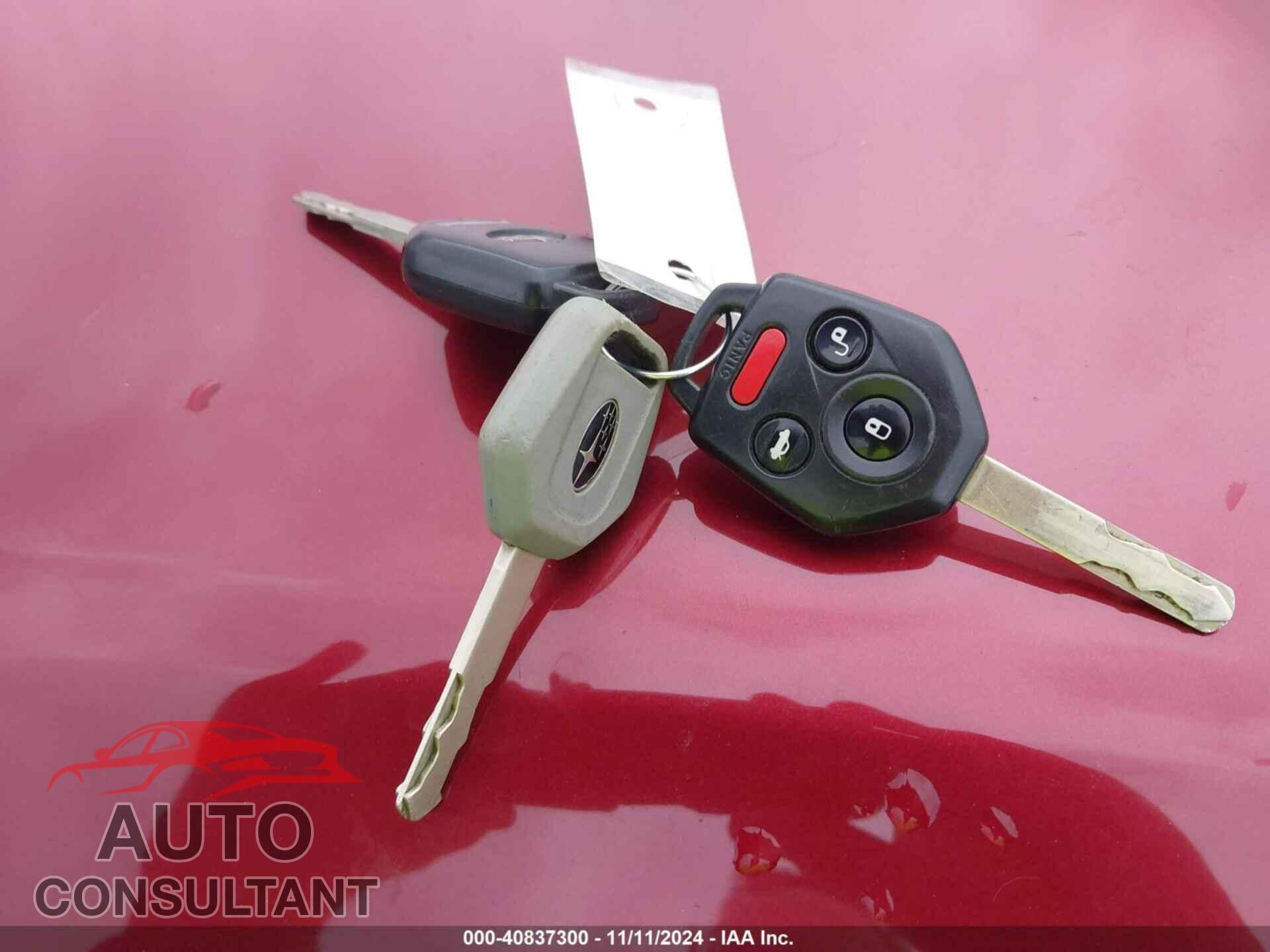 SUBARU OUTBACK 2012 - 4S4BRBCC7C3276139